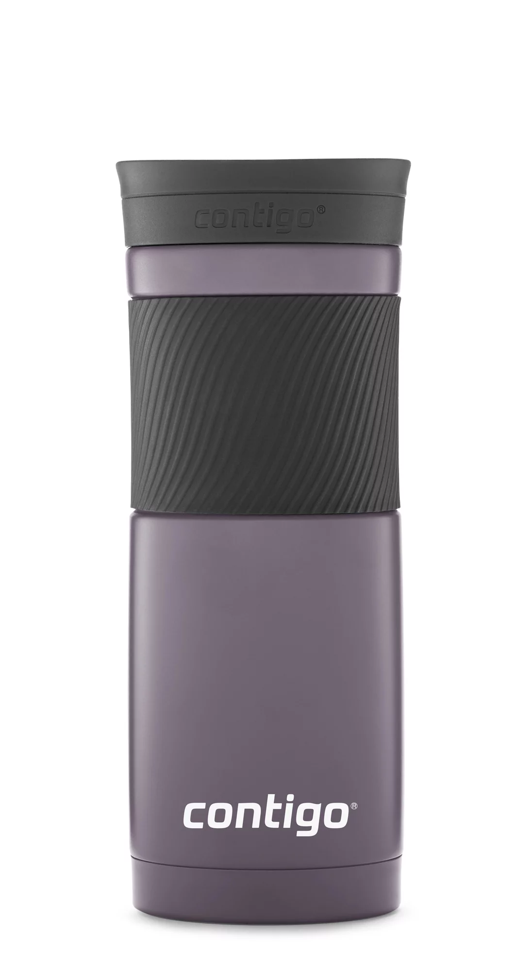 Contigo Byron Snapseal 20 oz Vacuum-Insulated Stainless Steel Travel Mug, Dark Plum