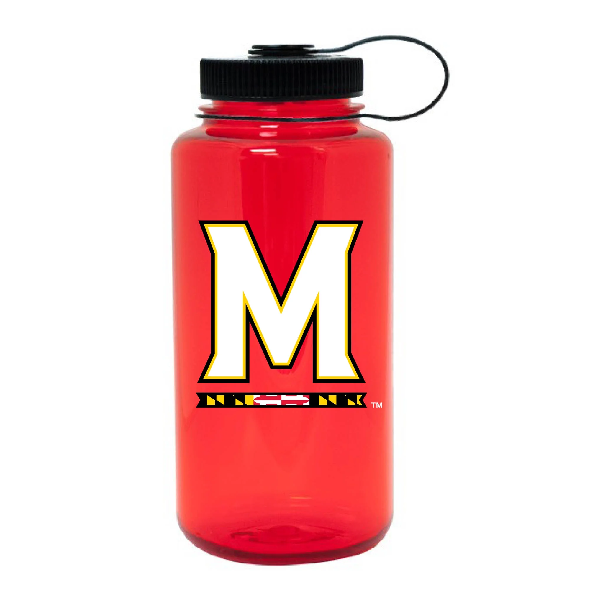 Red Maryland Terrapins 32oz. Nalgene Sustainable Wide Mouth Water Bottle