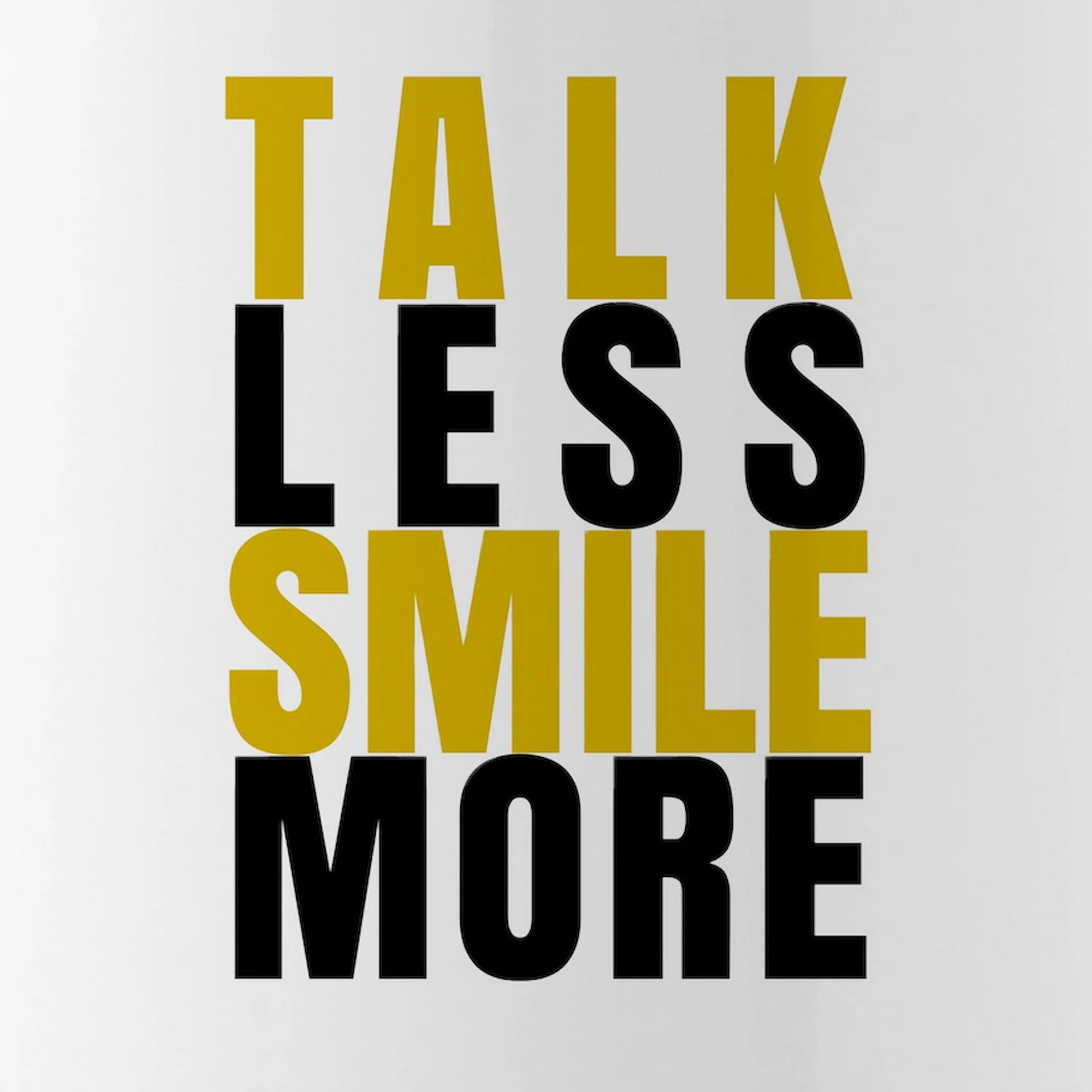 CafePress - Talk Less Smile More Water Bottle - Stainless Steel Water Bottle, Sports Bottle, 1.0L