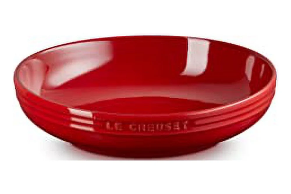 Le Creuset Round Dish Deep Dish 20cm Cherry Red Heat-resistant Cold-resistant Microwave Oven Dishwasher-safe Oven dish Heat-resistant Dish