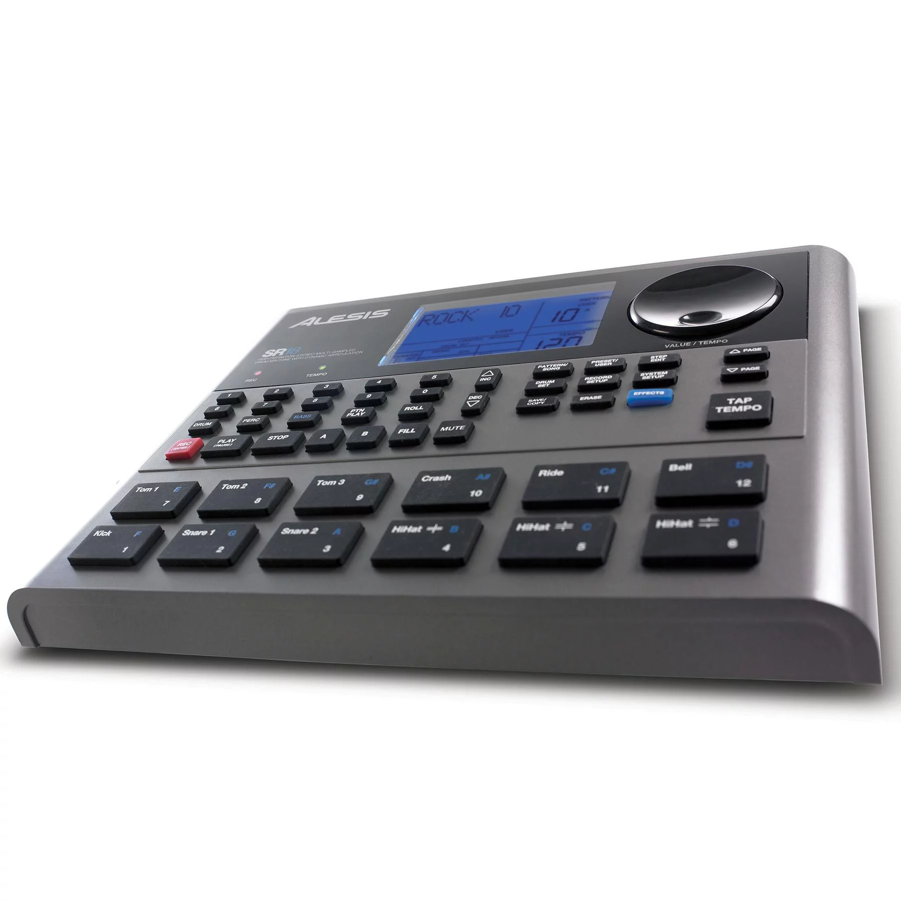 Alesis SR18 Drum Machine w/ Samson SR350 Headphones Bundle