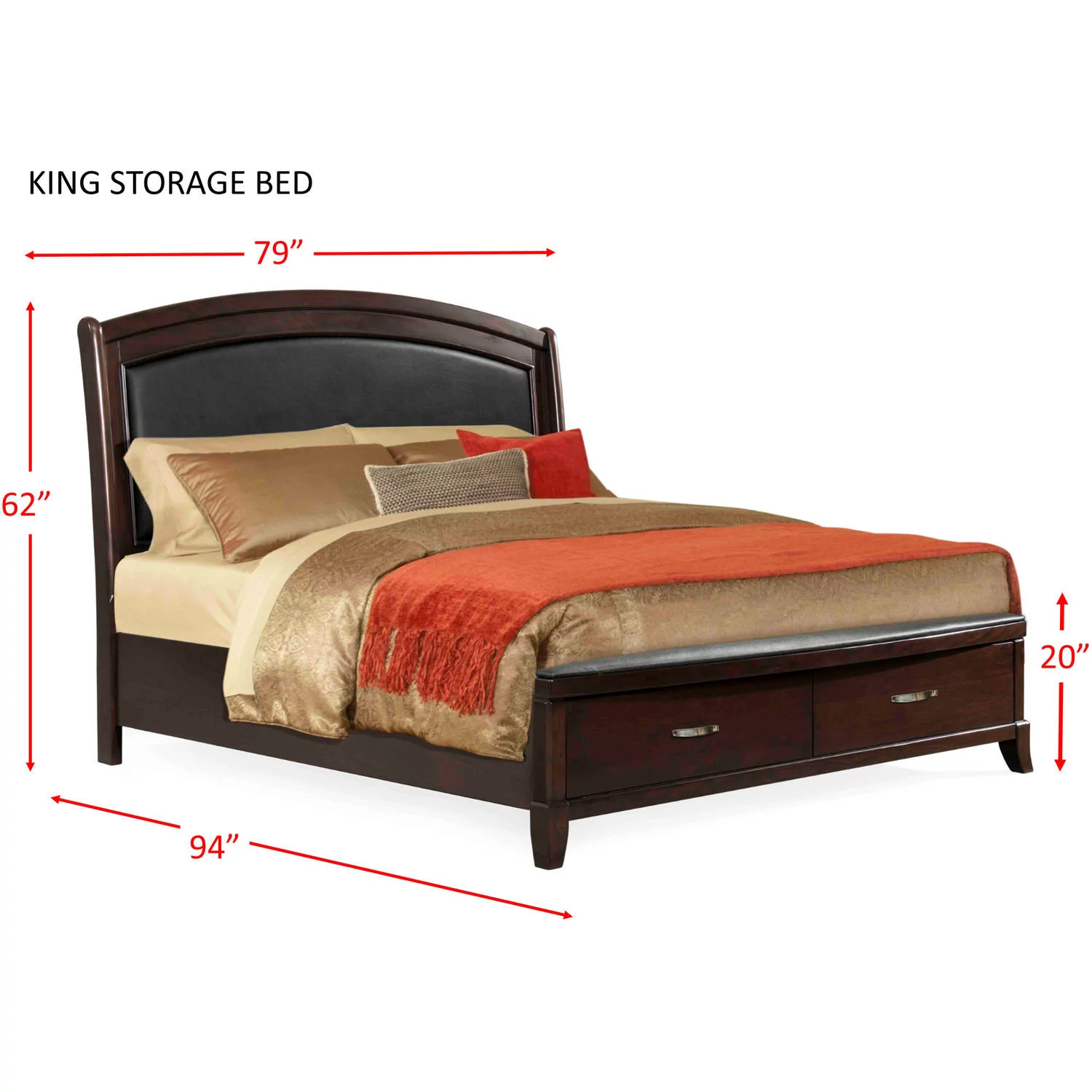 Picket House Elaine King Footboard (Box 1 of 2) Converted to inflex kit