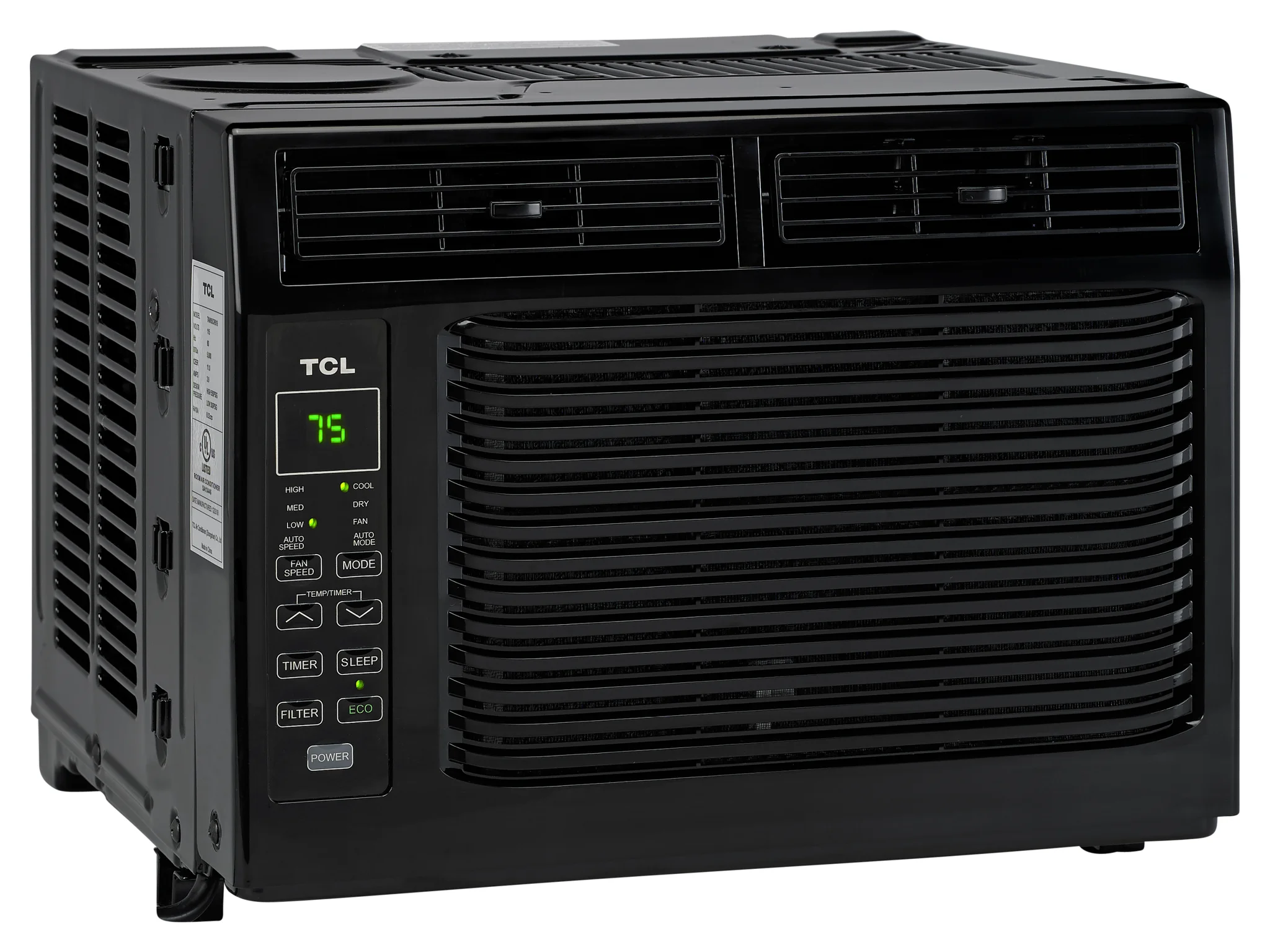 TCL 5,000 BTU Black Window Air Conditioner with Remote