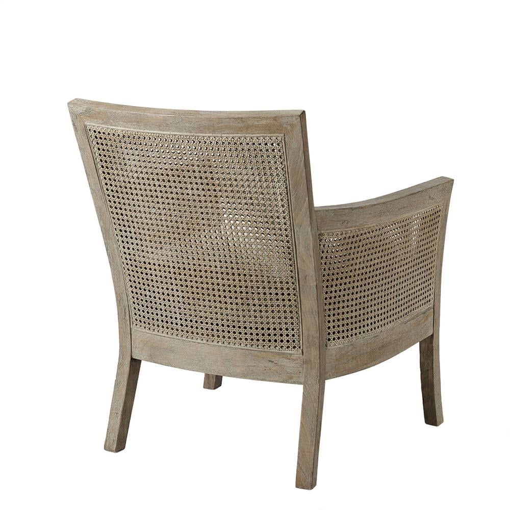 Rustic Cane Back Accent Chair, Belen Kox