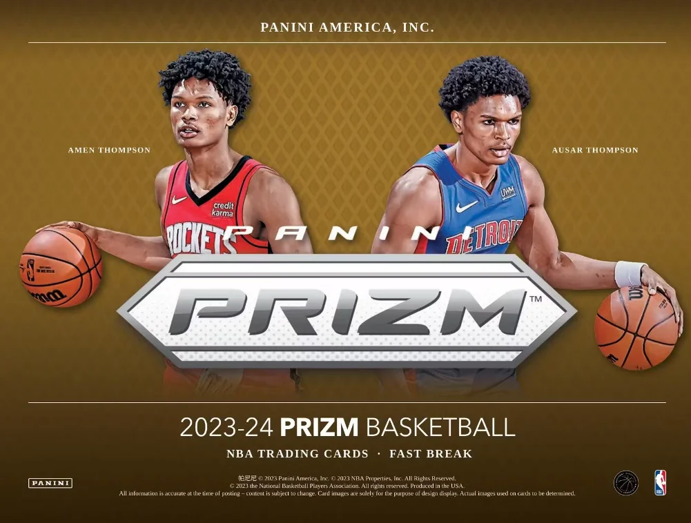 2023-24 Panini Prizm NBA Basketball Fast Break Trading Card Hobby Box