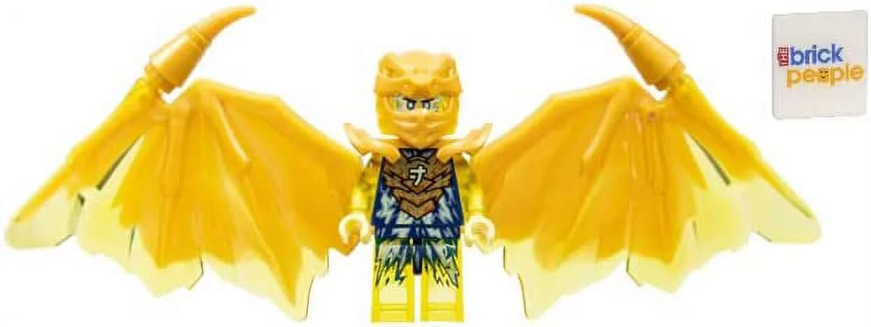 LEGO Ninjago Crystalized: Jay Golden Dragon Minifig with Nunchucks of Lightning