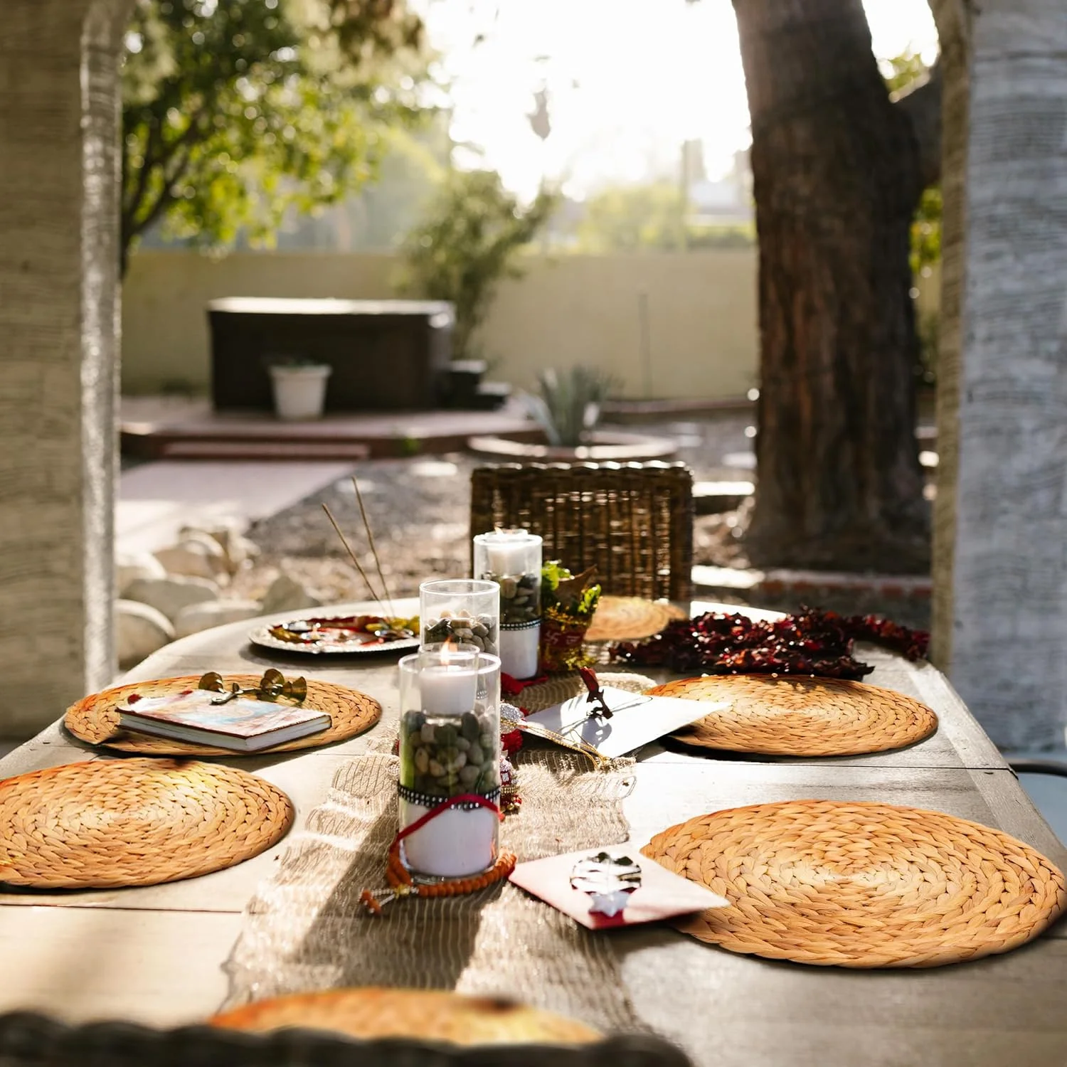 Defined Deco Woven Placemats Set of 6,13