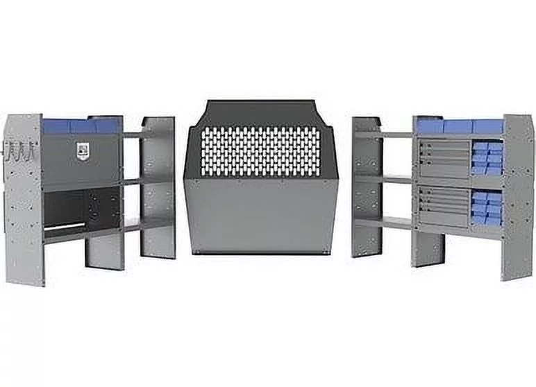 Kargo Master Steel 3 Drawer Cabinet 20 W X 12 H X 13.5 D Shelf Accessories Grey 40080