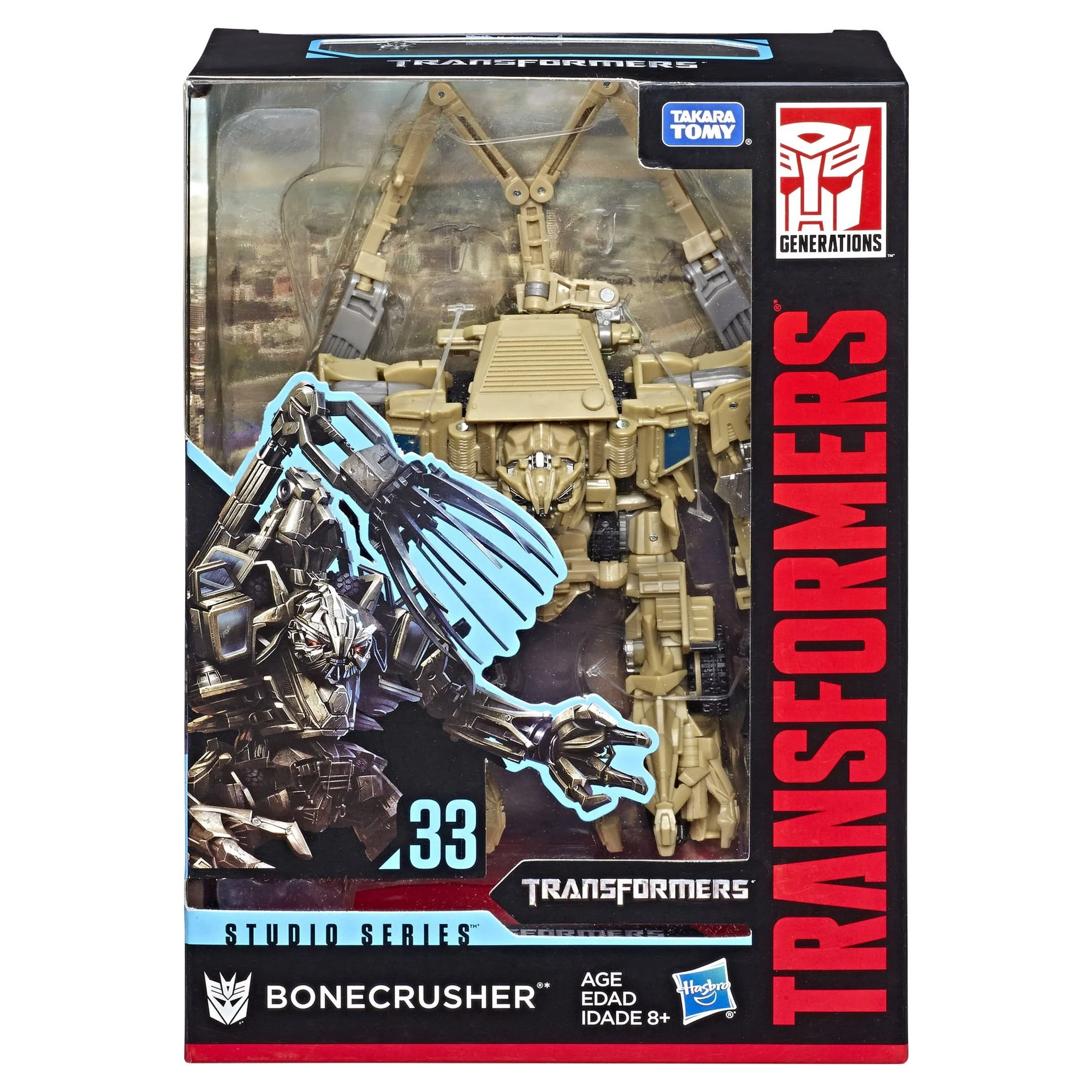 Transformers Studio Series 33 Voyager Class Movie 1 Bonecrusher Action Figure