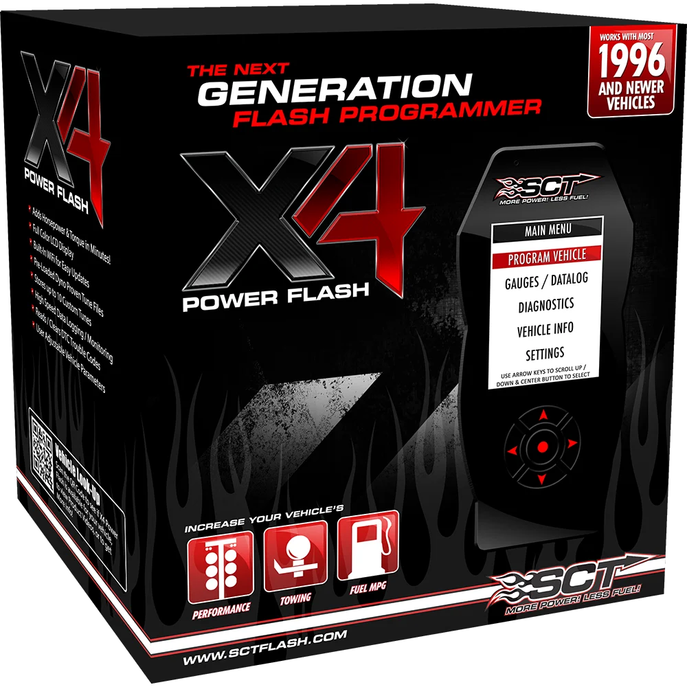 SCT Ford Cars & Trucks (Gas & Diesel) X4 Power Flash Programmer EO Certified SCT Performance 7015PEO