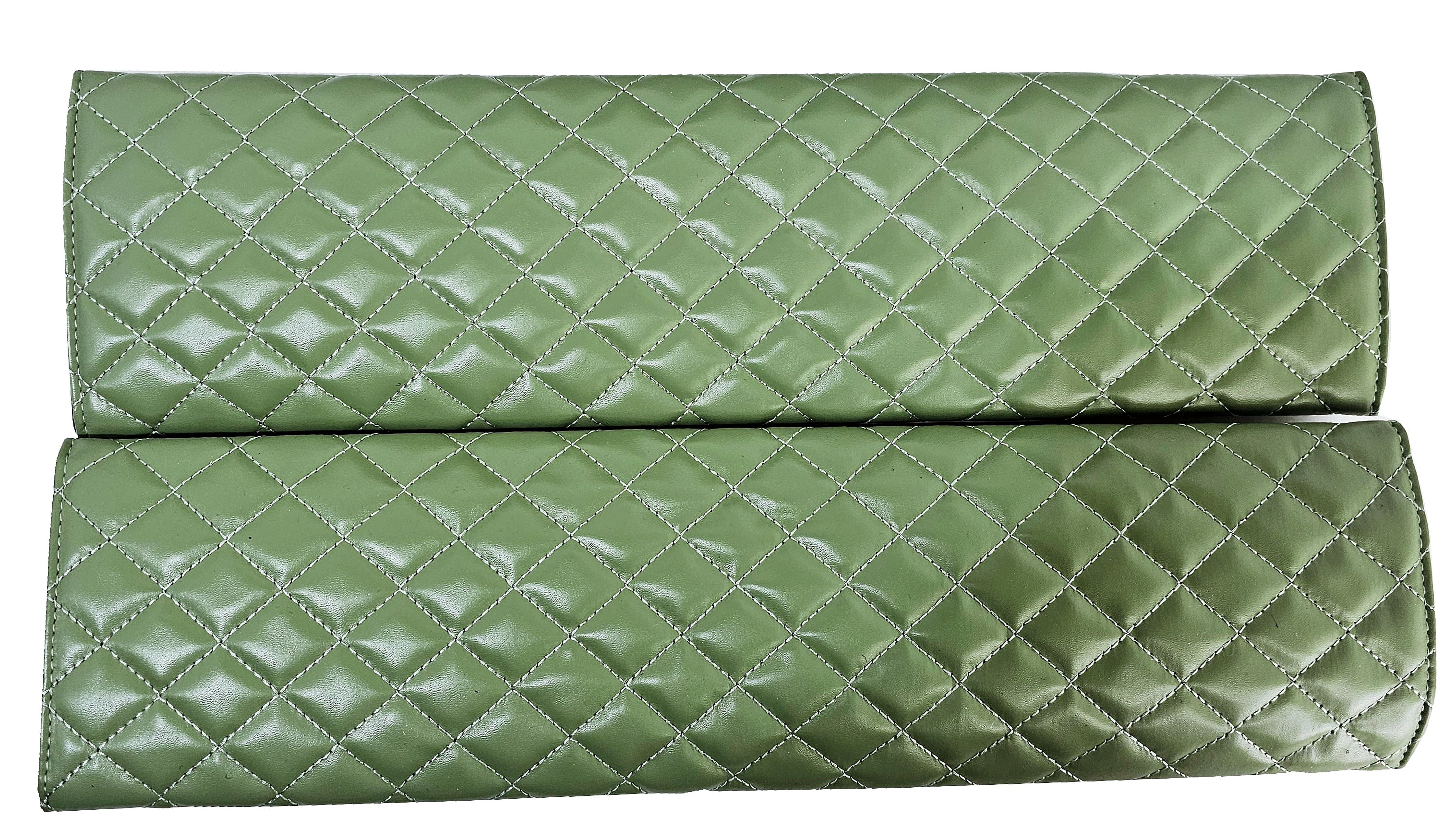 C&H Solutions American Mahjong Set,Mahjong Tiles Set,Green PU Carrying Bag,166 Premium Tiles,4 All-in-One Rack/Pushers,Western Mahjong with English Manual(Ma Jong,Mah-Jongg, Majiang)