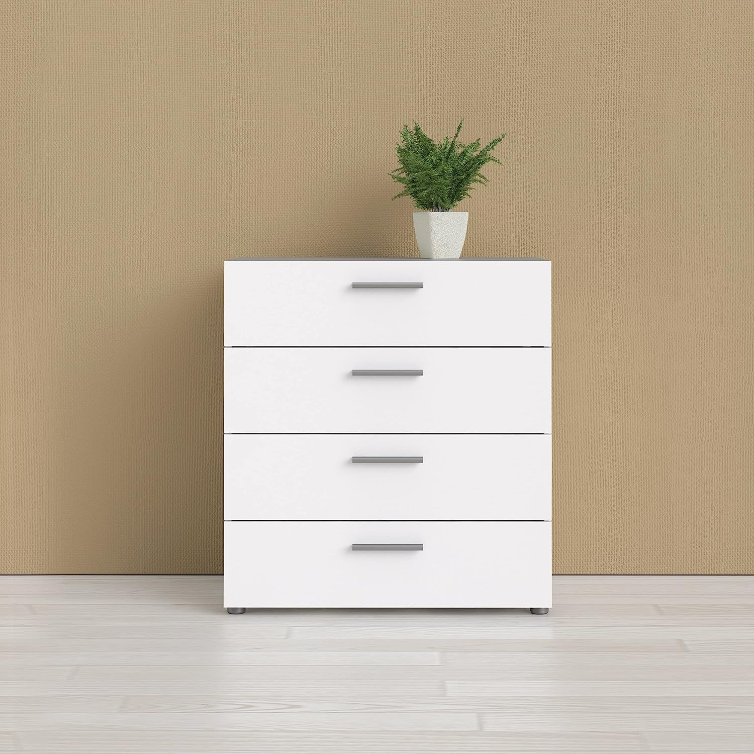 4 Drawer Chest, White