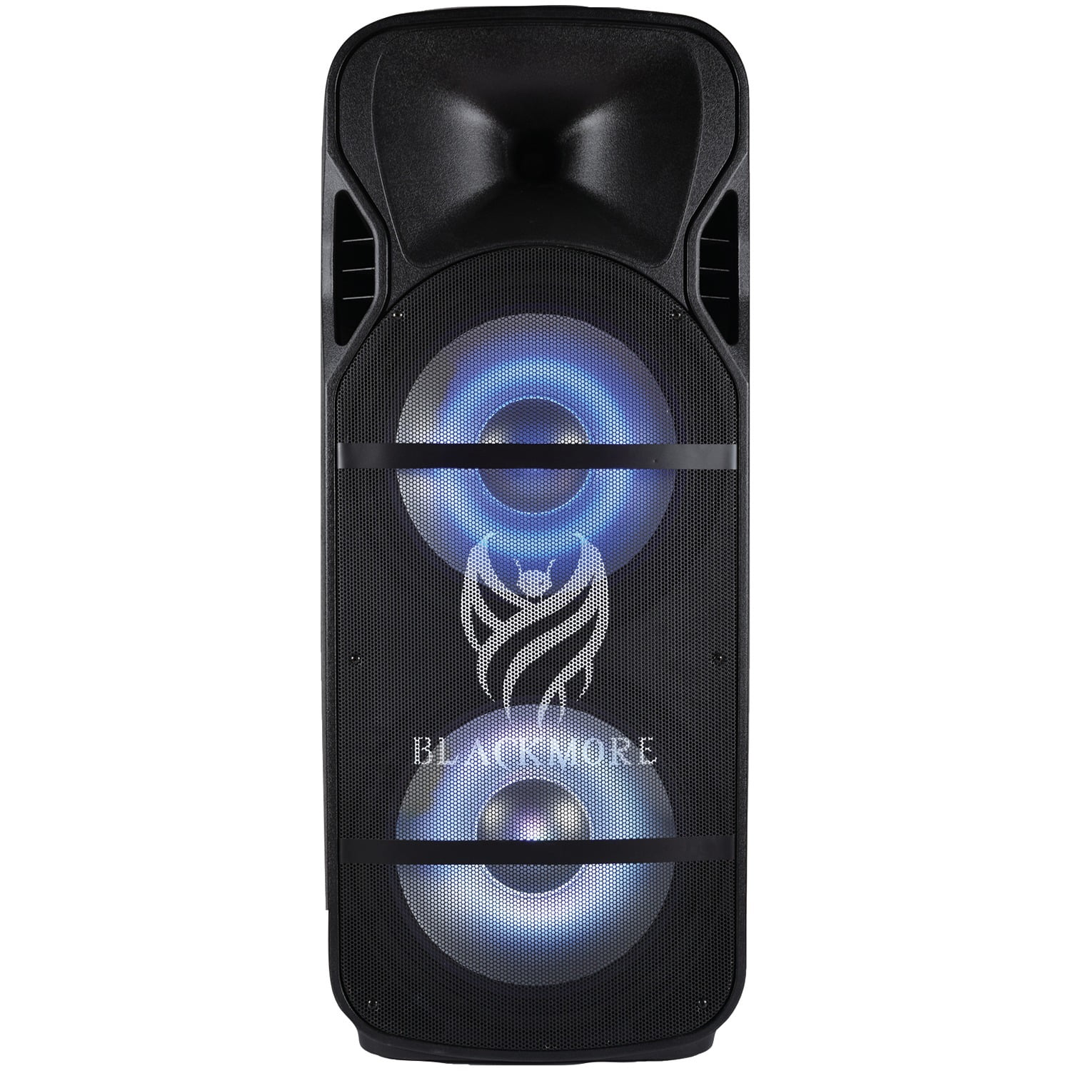 Blackmore Pro Audio BJW-2118PBT Amplified 3-Way Professional Loudspeaker with Dual 15-Inch Woofers