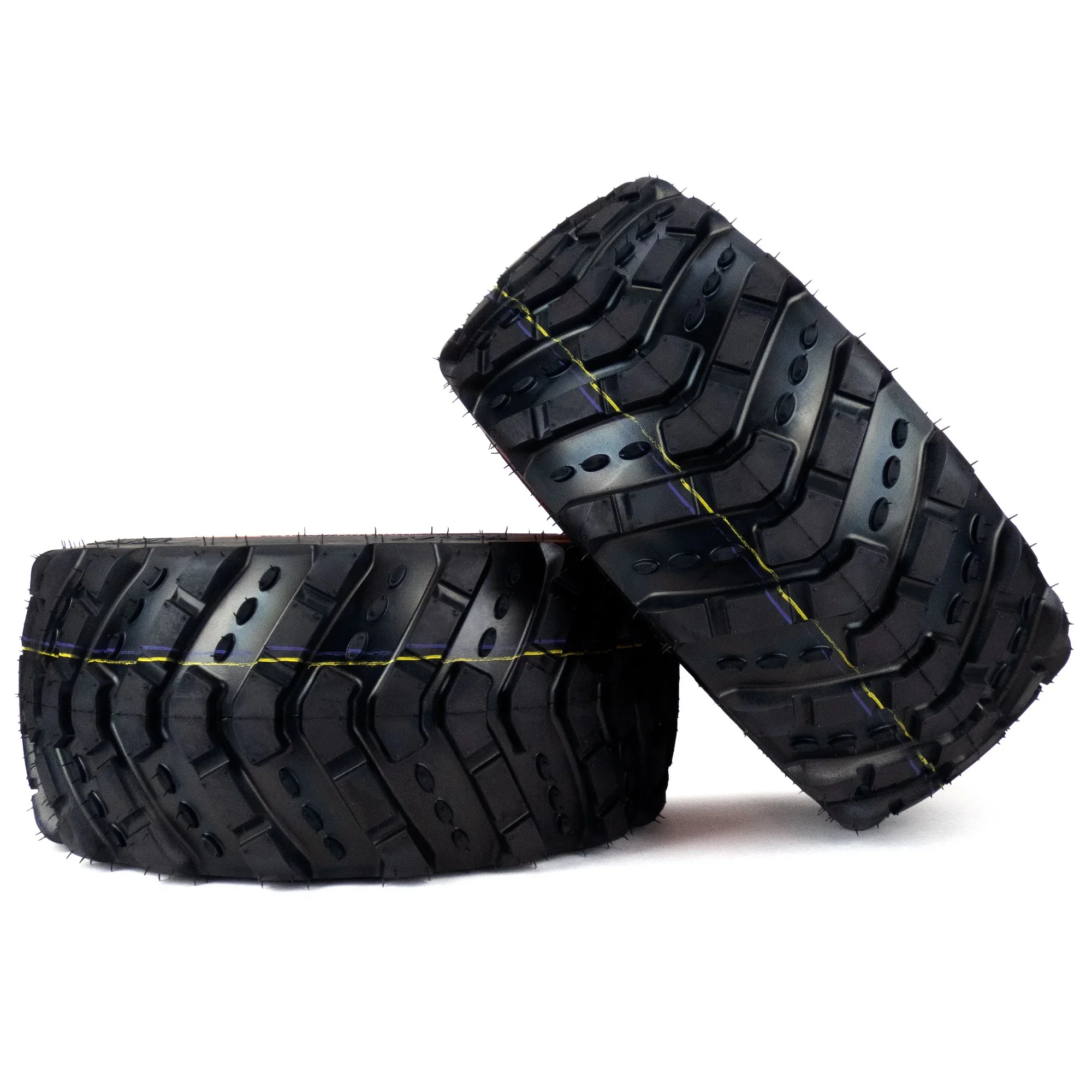 (2) 18x8.50-10 Aggressive Front Wheel Assemblies Fits BX Series Kubota