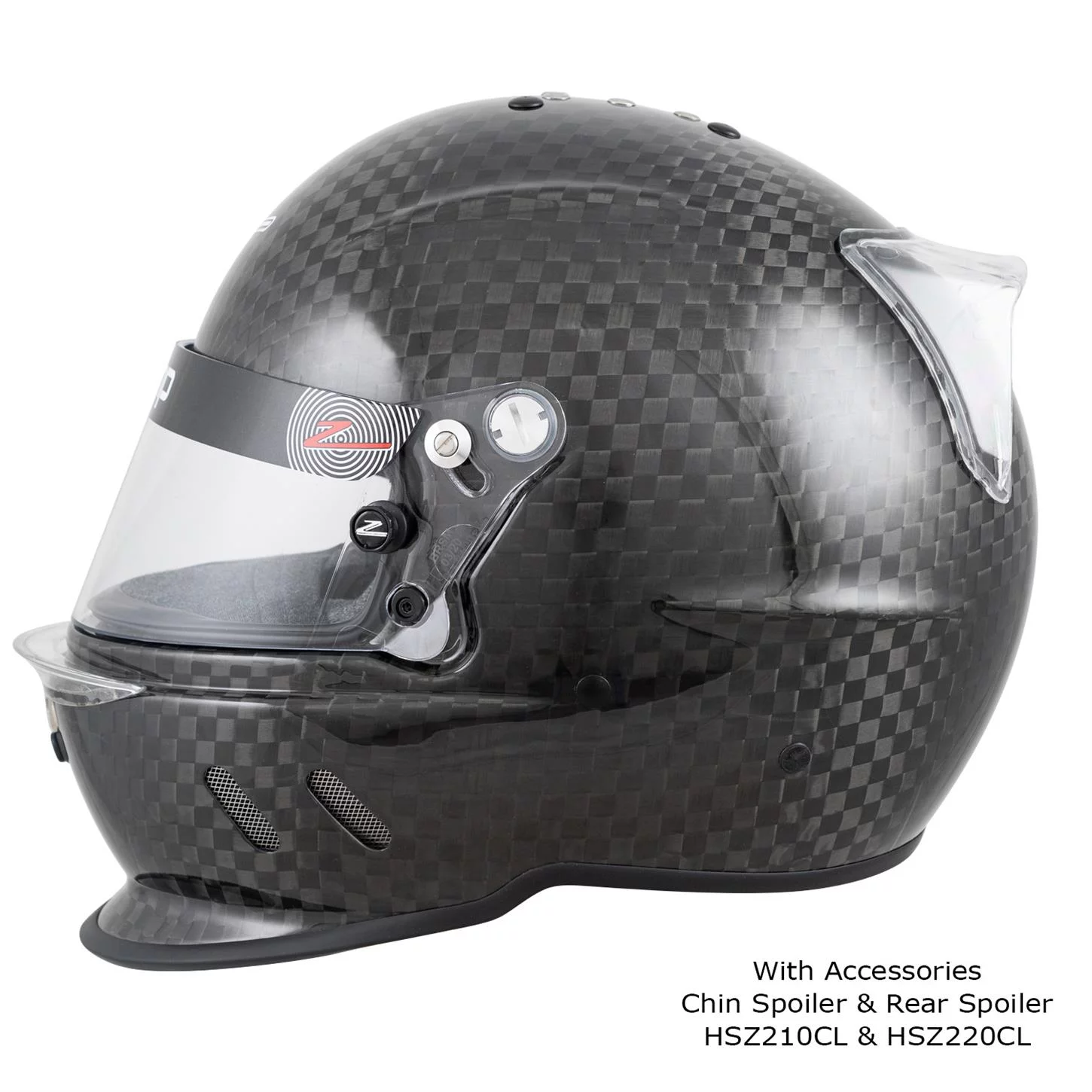 Zamp H775CA3M RZ-65D Helmet - Full Face - Snell SA2020  Carbon Fiber - Medium