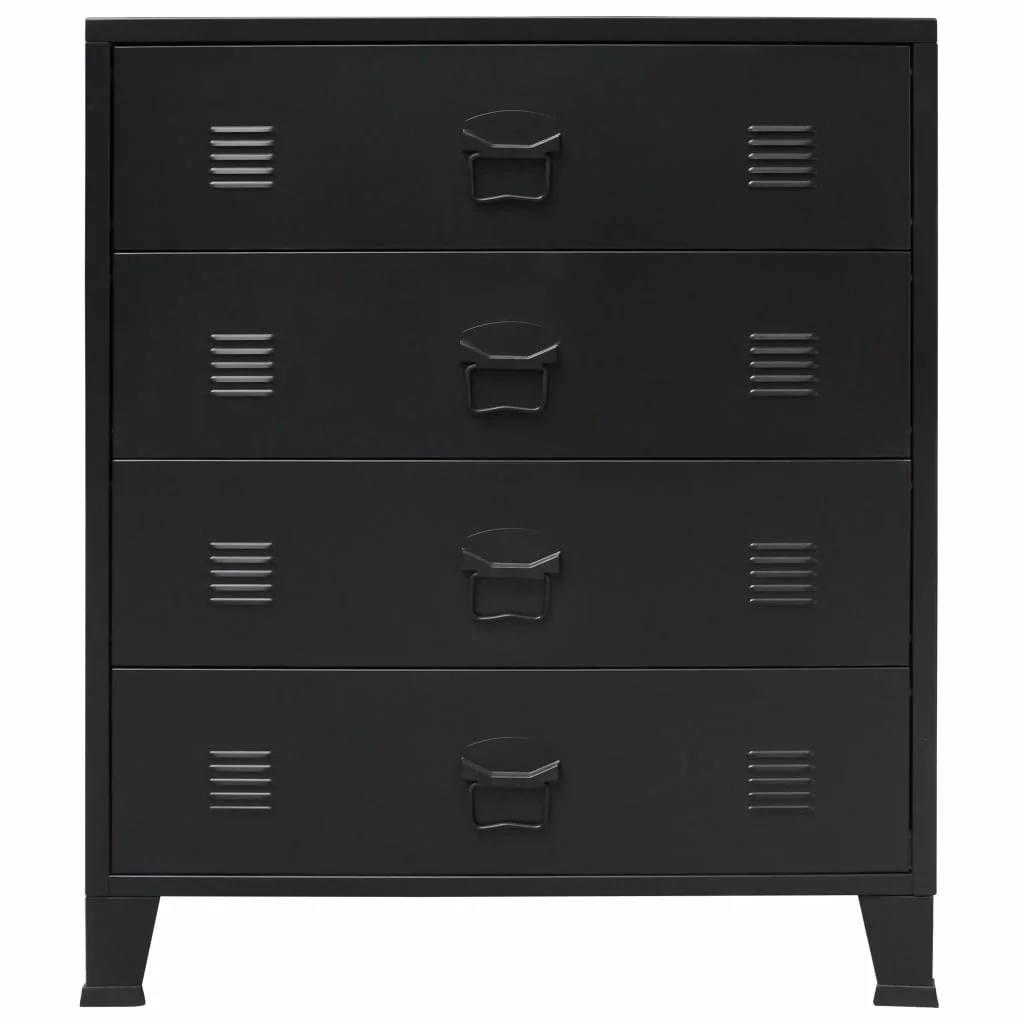 MABOTO Chest of Drawers Metal Industrial Style 30.7