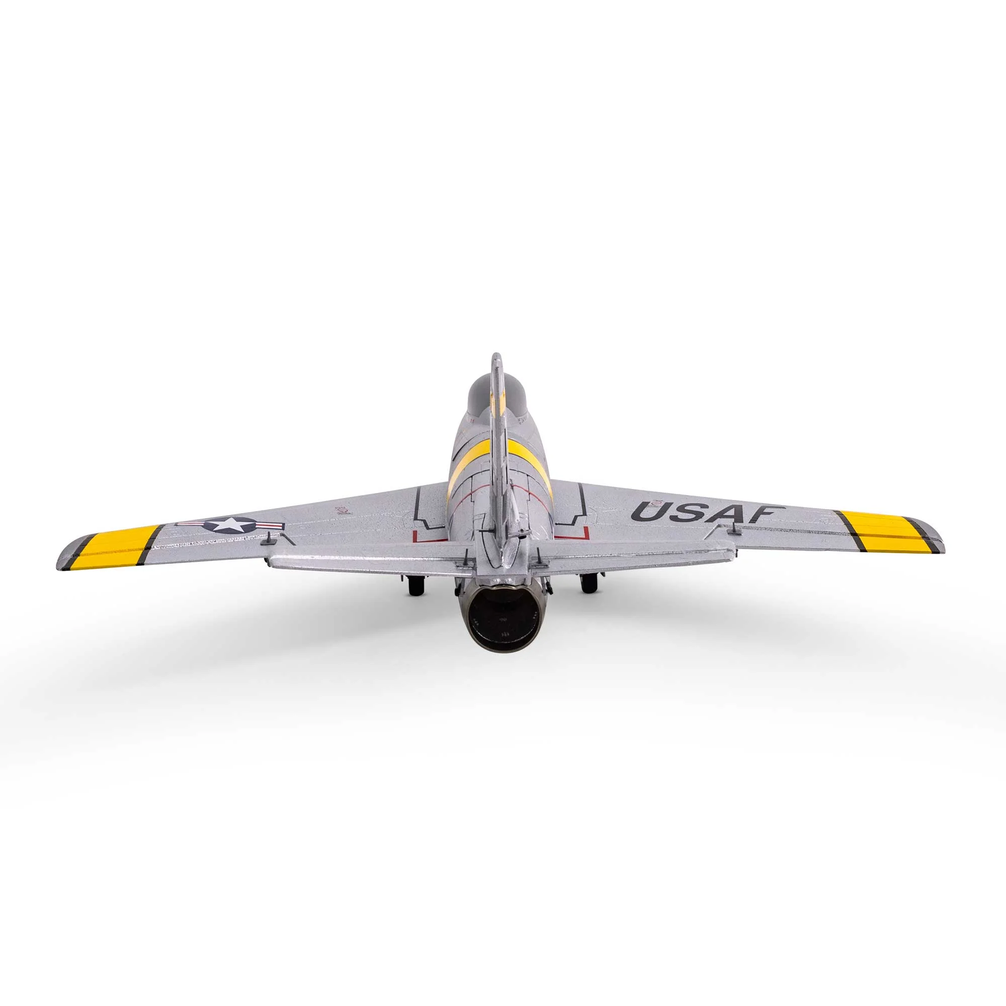 E-flite RC Airplane UMX F-86 Sabre 30mm EDF BNF Basic Transmitter Battery and Charger Not Included EFLU7050