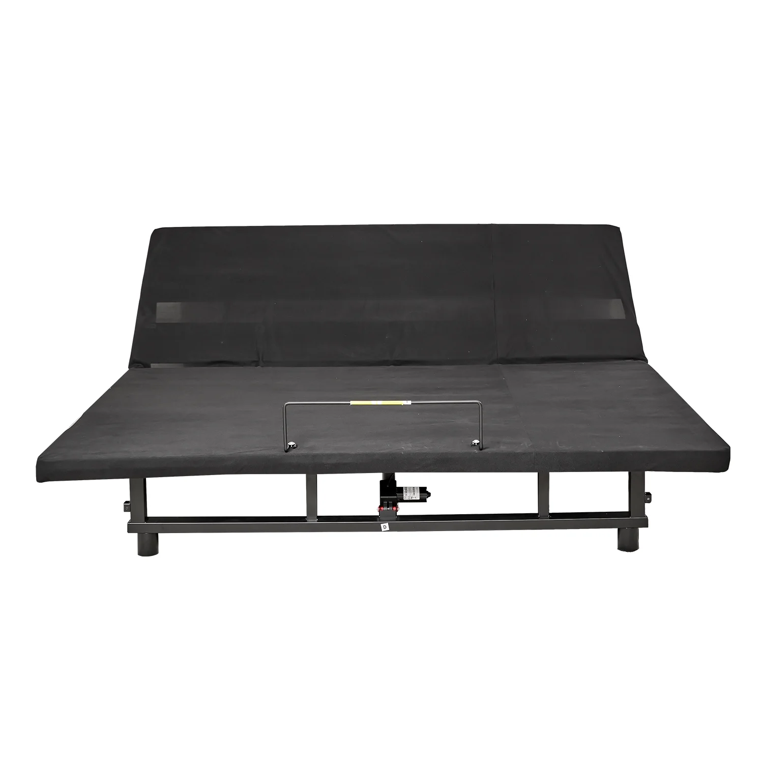 CQSXDA Full Size Electric Adjustable Bed Base, Ergonomic Upholsterede Bed Frame with Upgraded Motors and Remote Control, Independent Head & Foot Incline, Powerful Quiet Motor, Easy Assembly