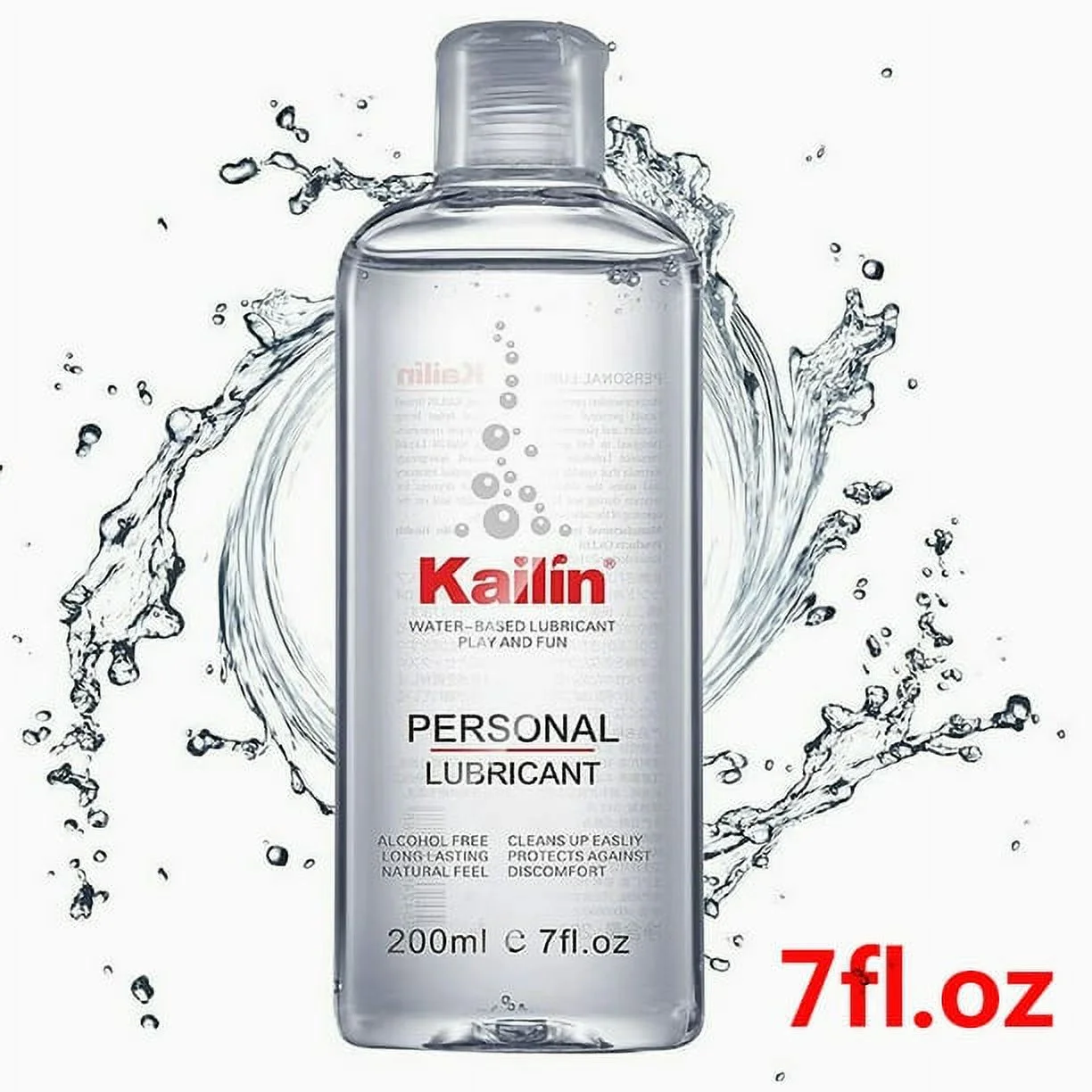 Water Based Personal Lubricant,Silky Smooth,Sex Lube for Men,Women and Couples Natural Feel Pleasure,7 Fl Oz/200ml
