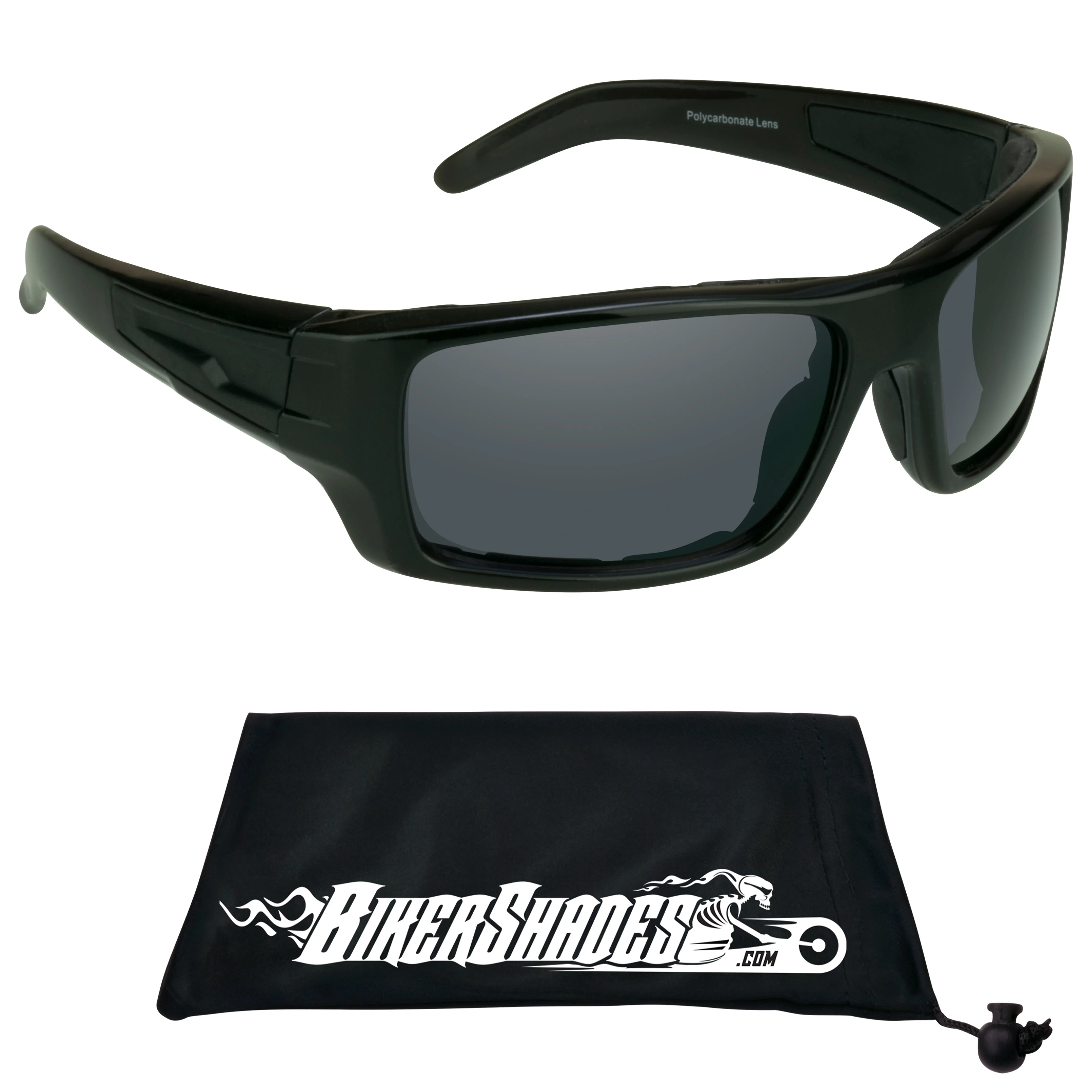 Bikershades Motorcycle Riding Safety glasses Foam Padded Mens Sunglasses Biker Wrap Around Goggles