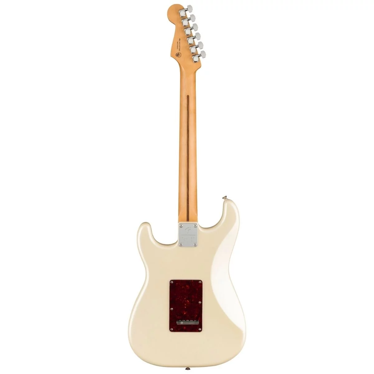 Fender Player Plus Stratocaster Electric Guitar (Olympic White, Maple Fretboard)