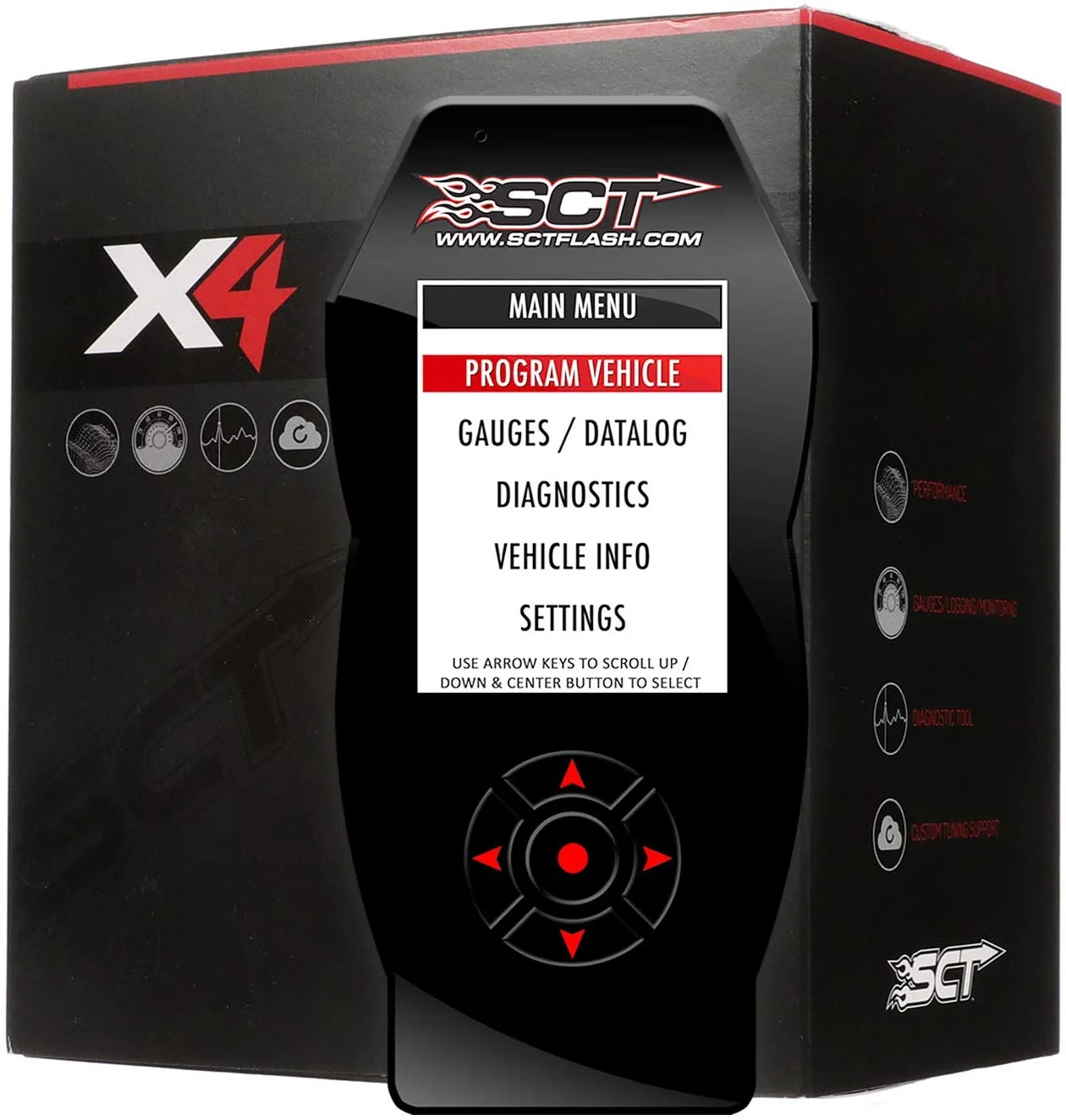 SCT Performance - 7015 - X4 Performance Tuner - Custom Power Flash Programmer- Ford