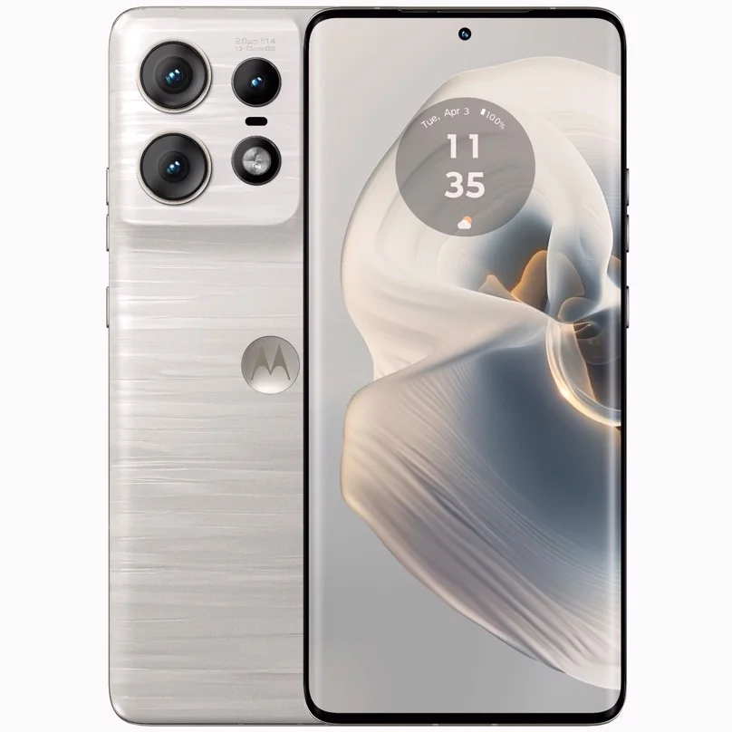 Motorola Edge 50 Pro DUAL SIM 512GB ROM + 12GB RAM (GSM Only | No CDMA) Factory Unlocked 5G Smartphone (Moonlight Pearl) - International Version