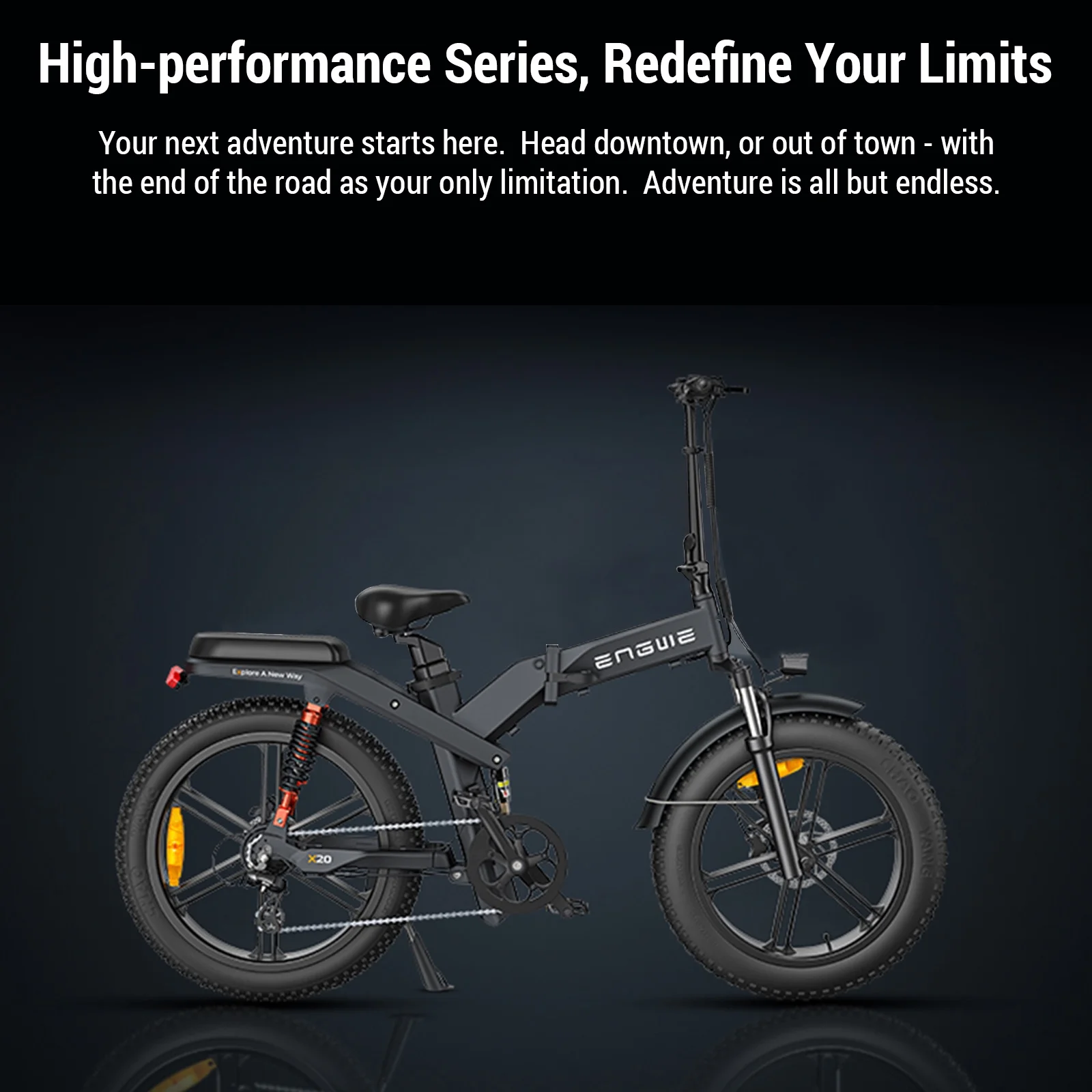 ENGWE Electric Bike,1000w 48v 14.4ah All-terrain Bike 1000w Ebike 20in All-terrain Woman/man E-bike With 48v 14.4ah 8 E-bike With Mobile With Mobile /40mi Speed Woman/man E-bike 8 Speed Woman/man