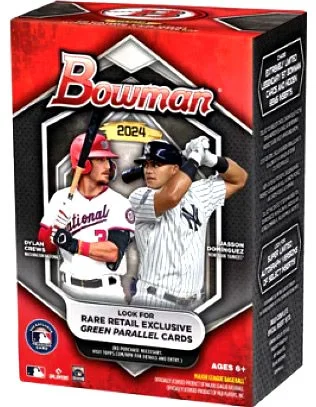 MLB Topps 2024 Bowman Baseball Trading Card BLASTER Box (6 Packs Per Box, 12 Cards Per Pack)