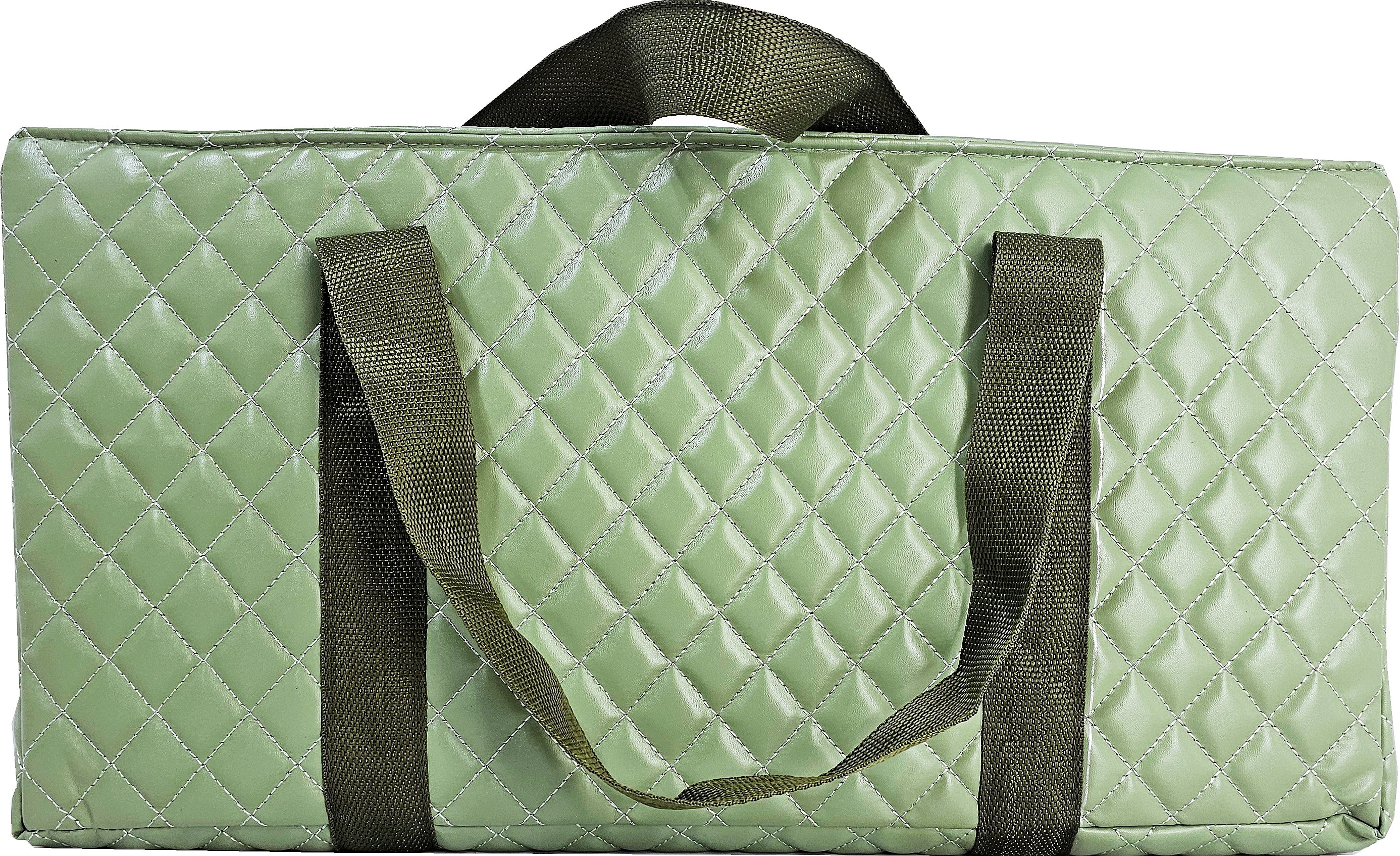 C&H Solutions American Mahjong Set,Mahjong Tiles Set,Green PU Carrying Bag,166 Premium Tiles,4 All-in-One Rack/Pushers,Western Mahjong with English Manual(Ma Jong,Mah-Jongg, Majiang)