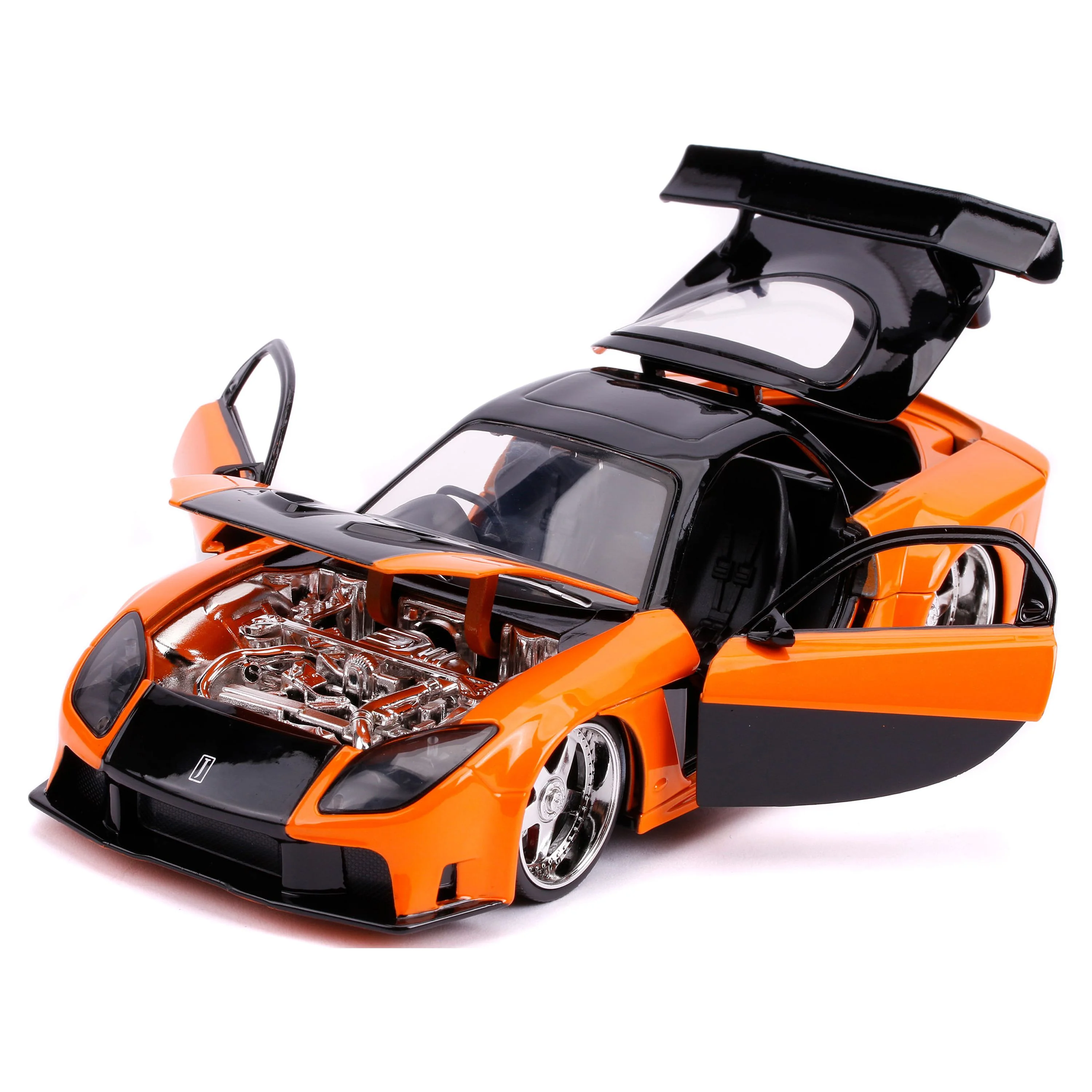 Jada Toys 30732 Hans Mazda Rx 7 Fast & Furious Movie 1:24 Diecast Model Car Play Vehicle