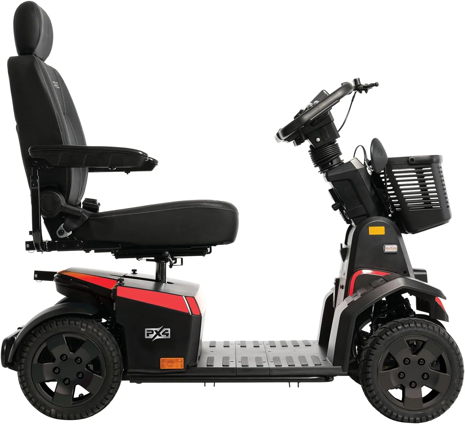 Pride Mobility PX4 500 LB. Weight Capacity Super Heavy Duty Mobility Scooter, with 5-Year Extended Warranty