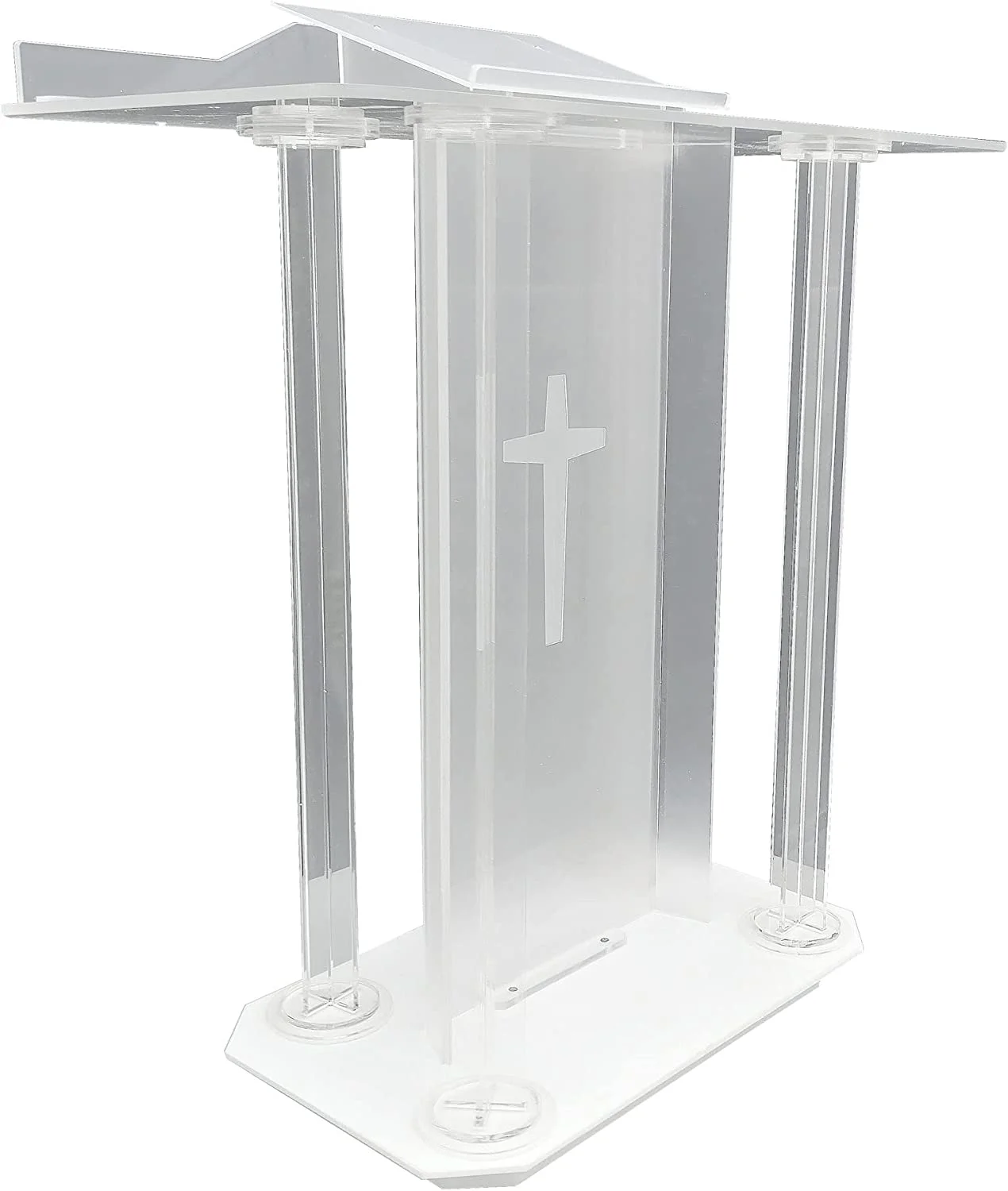 INTSUPERMAI Acrylics Church Podium Pray Lectern Pulpit Plexiglass