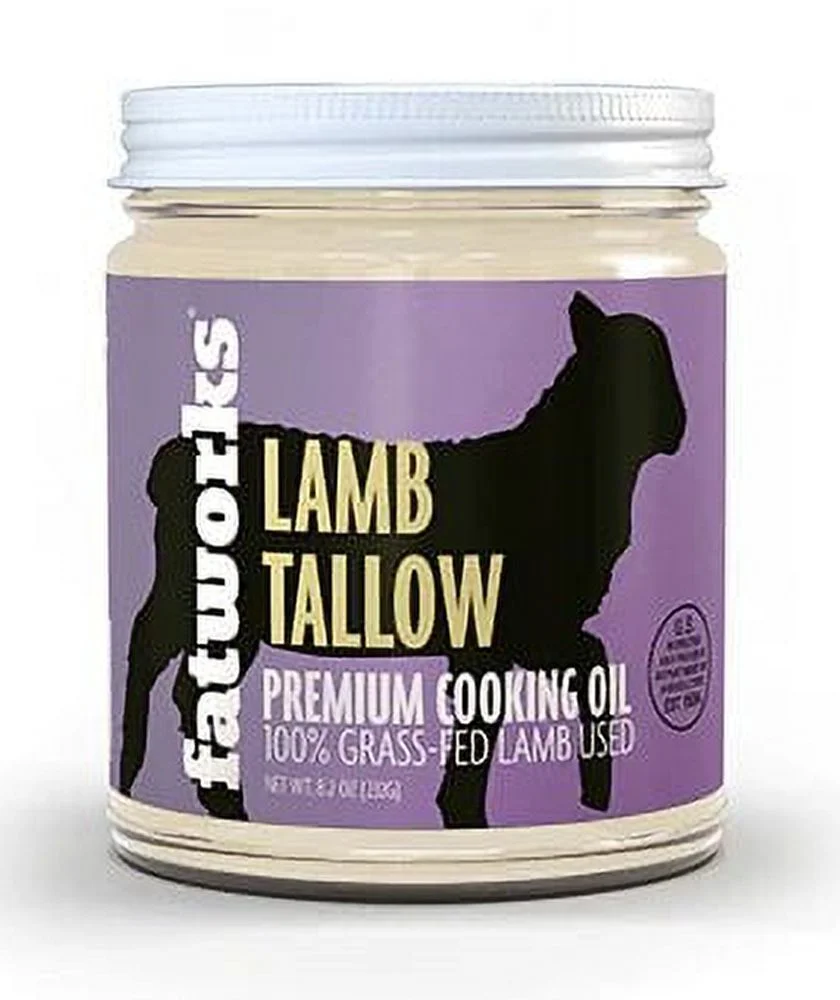 Fatworks Grass Fed Lamb Tallow (7.5oz jar)