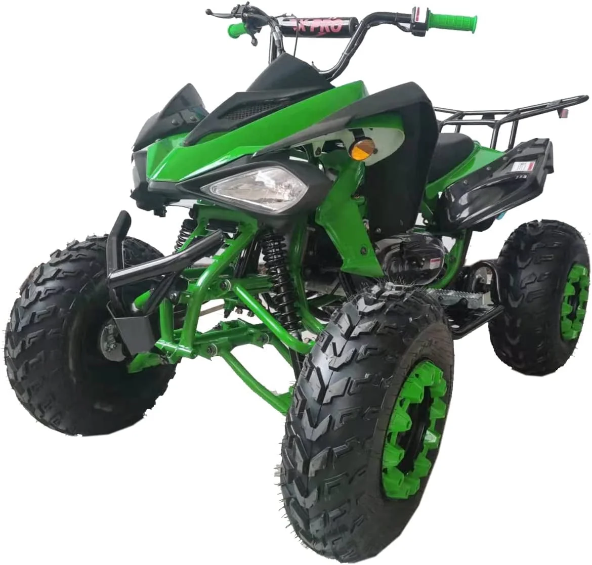 X-Pro Brand New 200cc Gas ATV, Automatic Transmission with Reverse LED Headlights Big 23