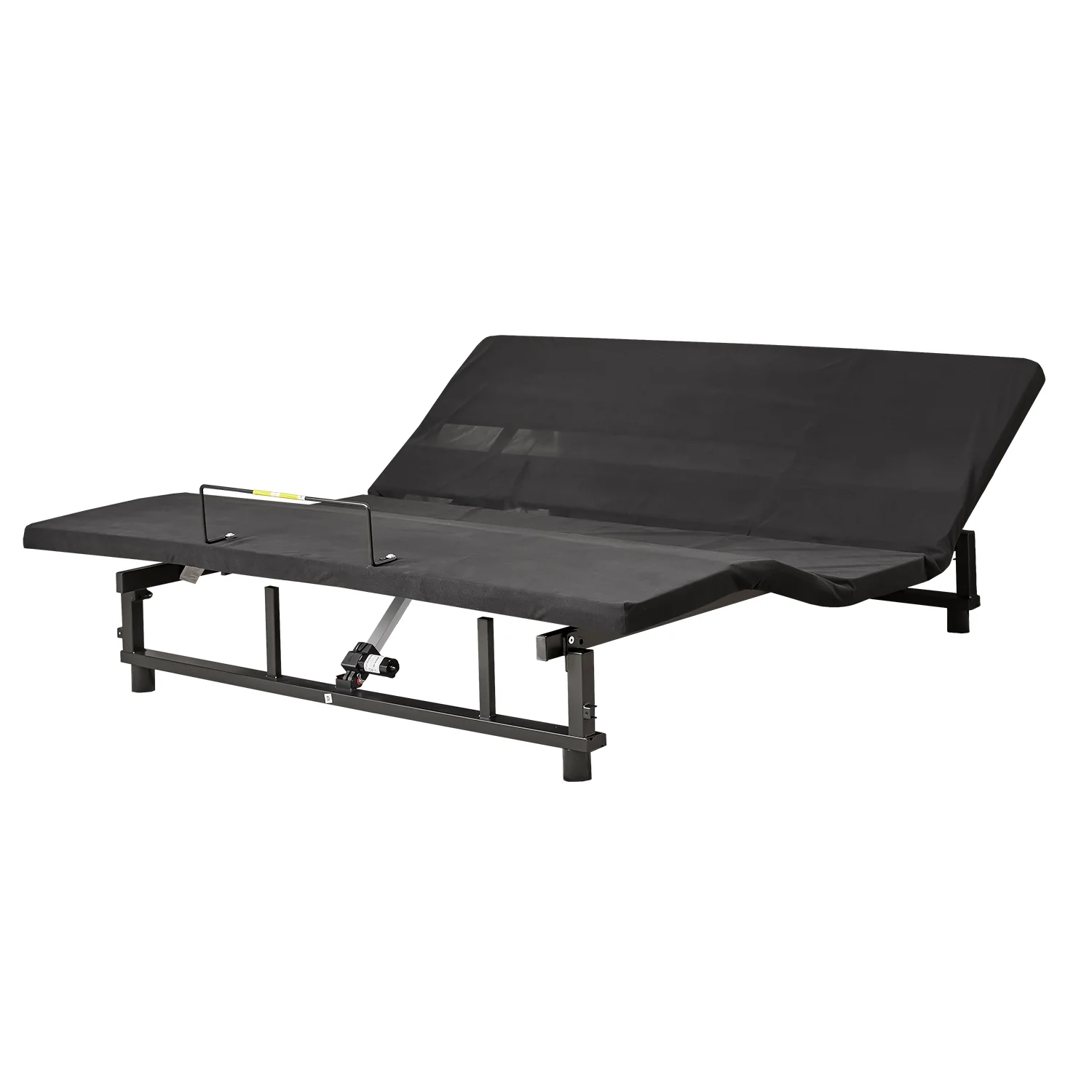 CQSXDA Full Size Electric Adjustable Bed Base, Ergonomic Upholsterede Bed Frame with Upgraded Motors and Remote Control, Independent Head & Foot Incline, Powerful Quiet Motor, Easy Assembly