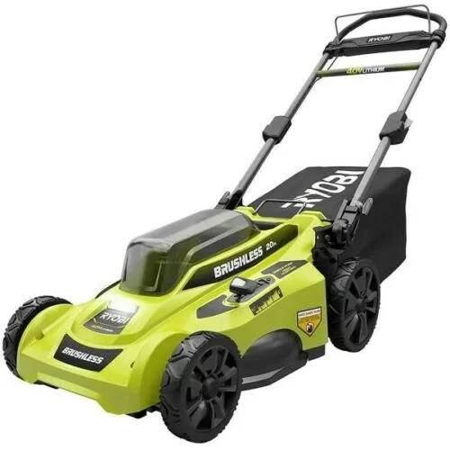 RYOBI 40V HP Brushless 21 in. Cordless Battery Walk Behind Self-Propelled Lawn Mower with (2) 6.0 Ah Batteries and Charger