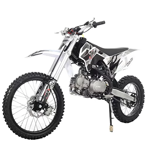 X-Pro Brand New 125cc Gas Pit Dirt Bike with 4 Manual Transmission, Kick Start, Big 19