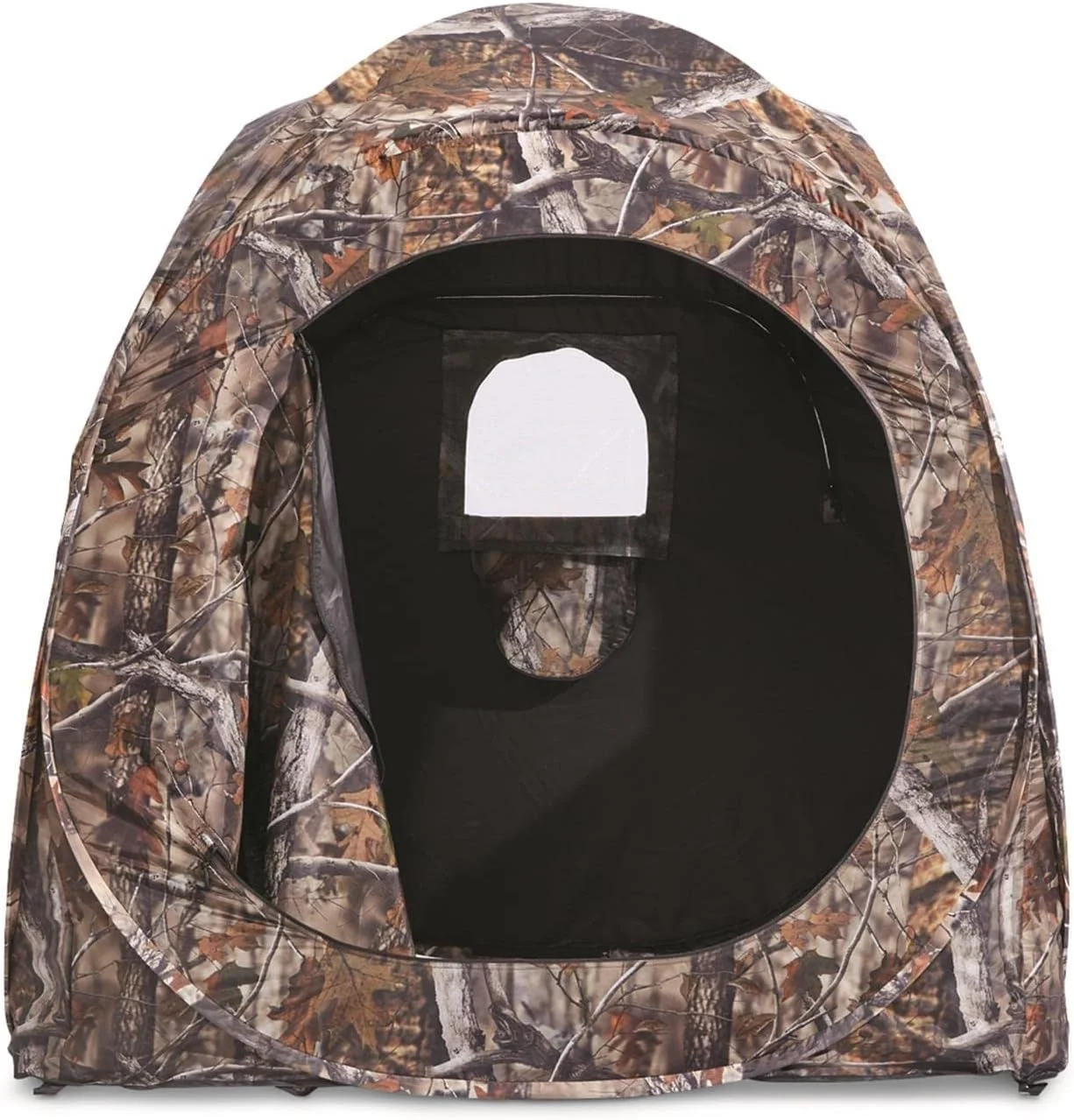 Guide Gear Deluxe Pop-Up Hunting Ground Blind, 1-2 Person Tent, Hunting Gear, Equipment, and Accessories, 4-Panel Spring Steel