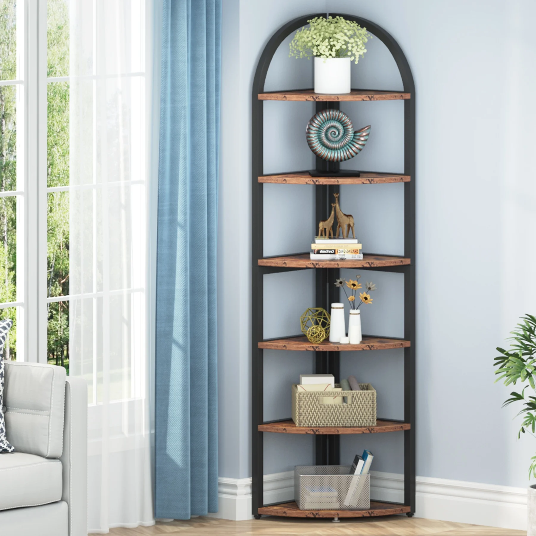 6 Tier Corner Shelf 71