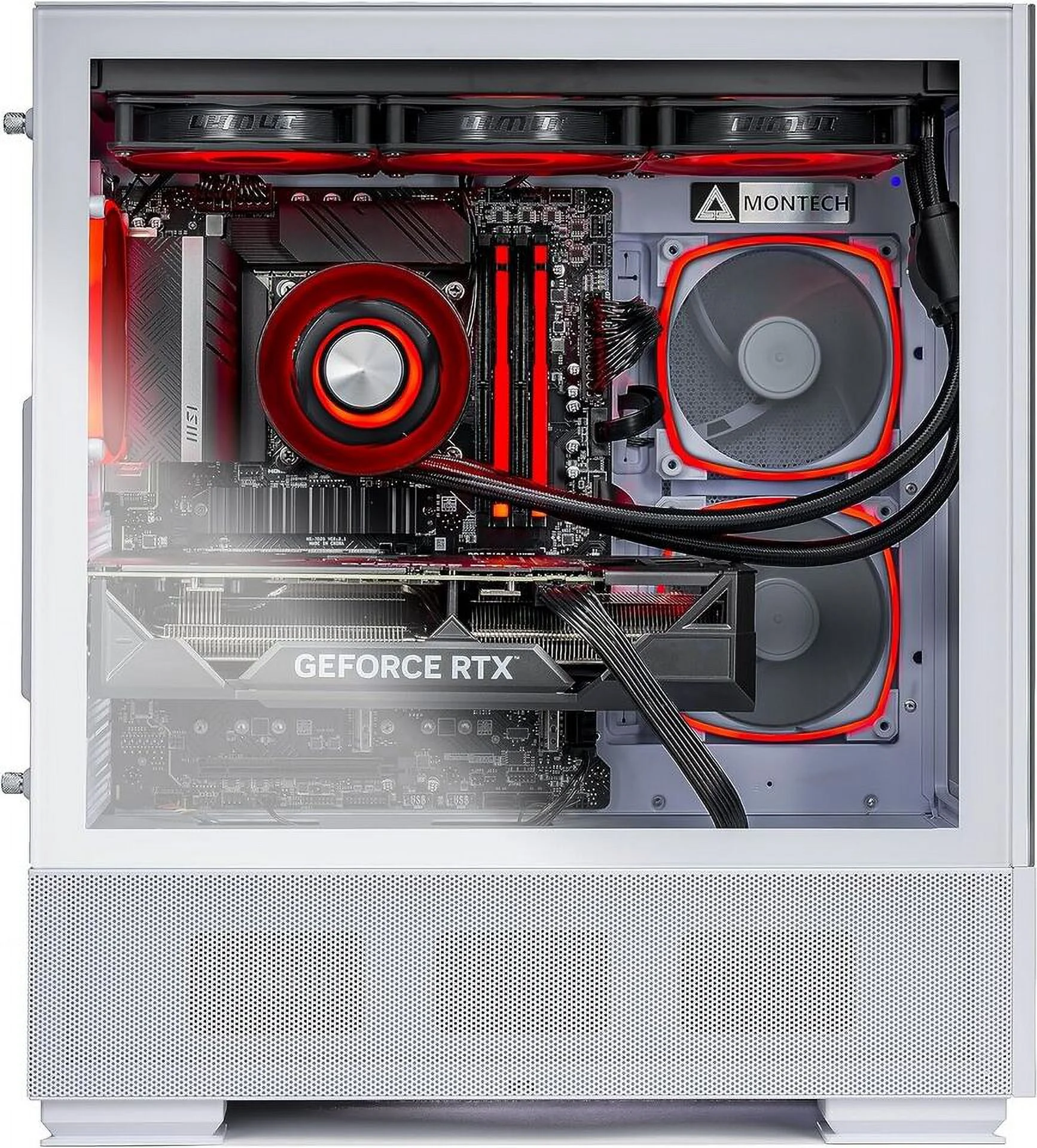 Skytech Azure Gaming PC, Intel i7 14700F 2.1 GHz, RTX 4070 Super 12GB GDDR6X, 1TB NVME Gen4, 32GB DDR5 RAM RGB, 750W Gold PSU, Wi-Fi, Win 11 Home