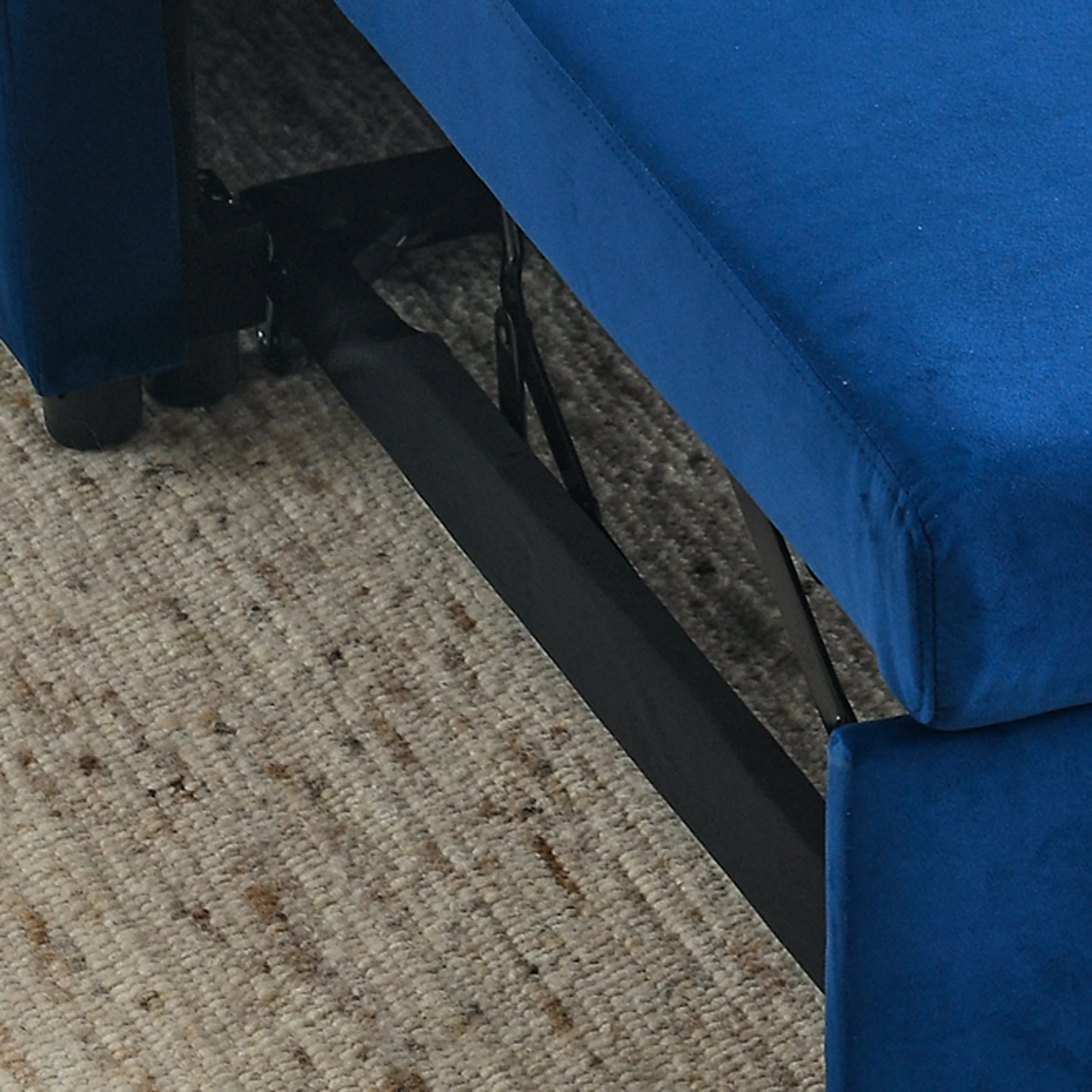 Modern Velvet Pull Out Convertible Sleeper Sofa Bed, Folding Loveseat Futon Couch with Adjustable Backrest Lumbar Pillows for Living Room Bedroom Office