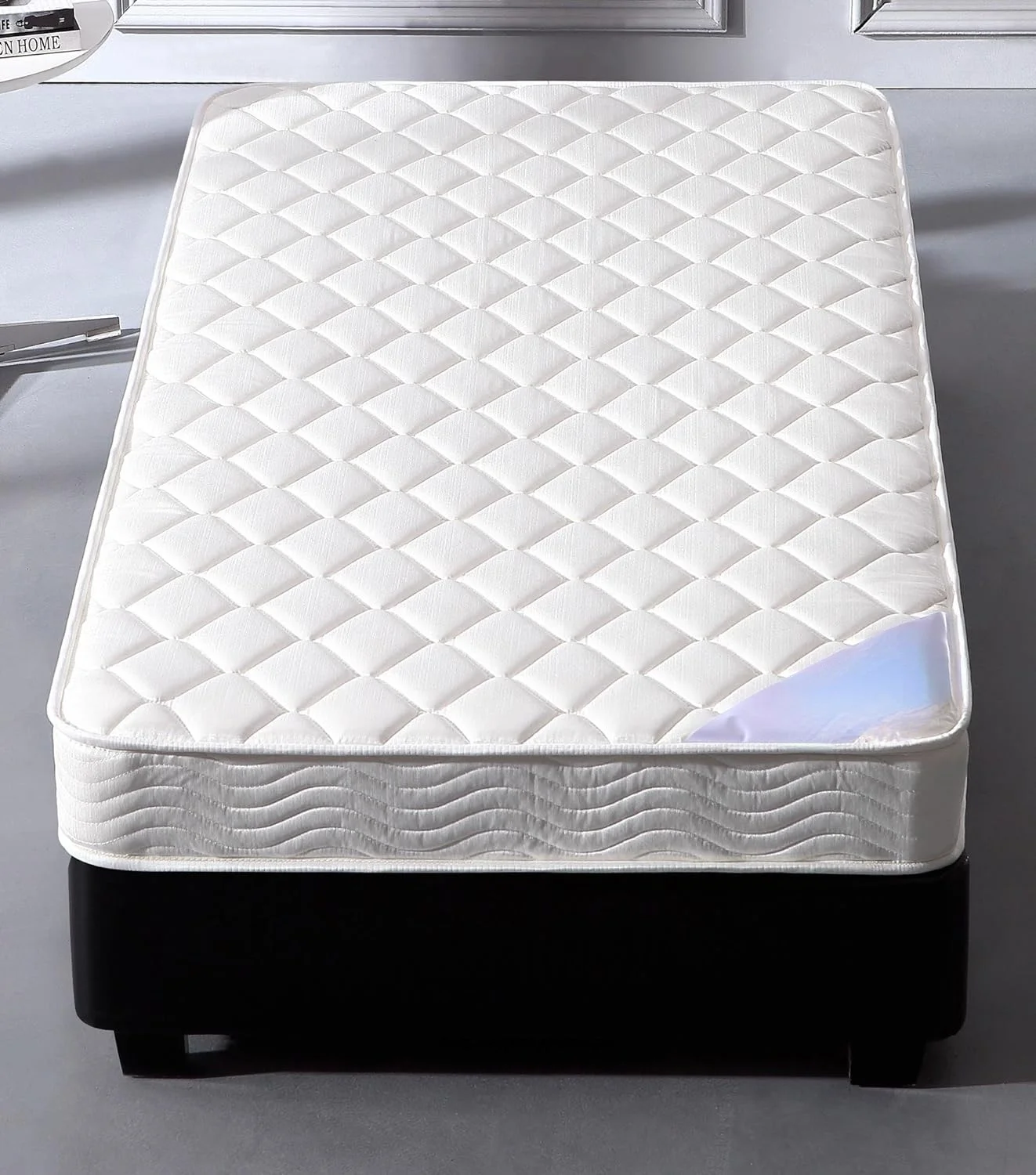 3260Twin Polyester Mattress, Twin, Firm, White