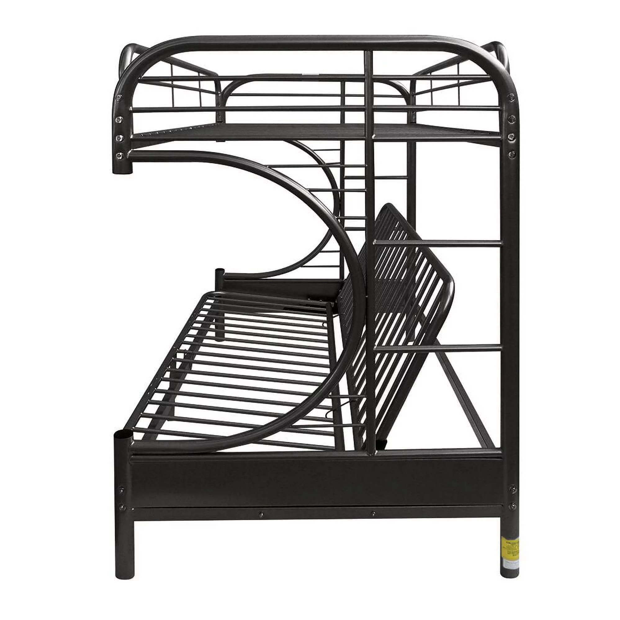 ACME Eclipse Twin/Full/Futon Bunk Bed in Black