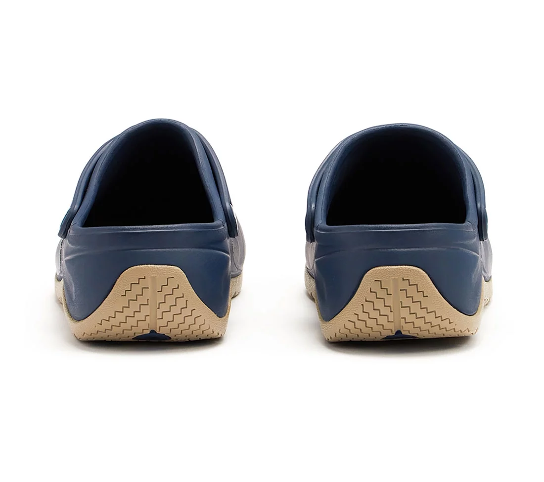 Anywear Zone Women's Healthcare Professional Injected Clog with Backstrap, 6, Navy