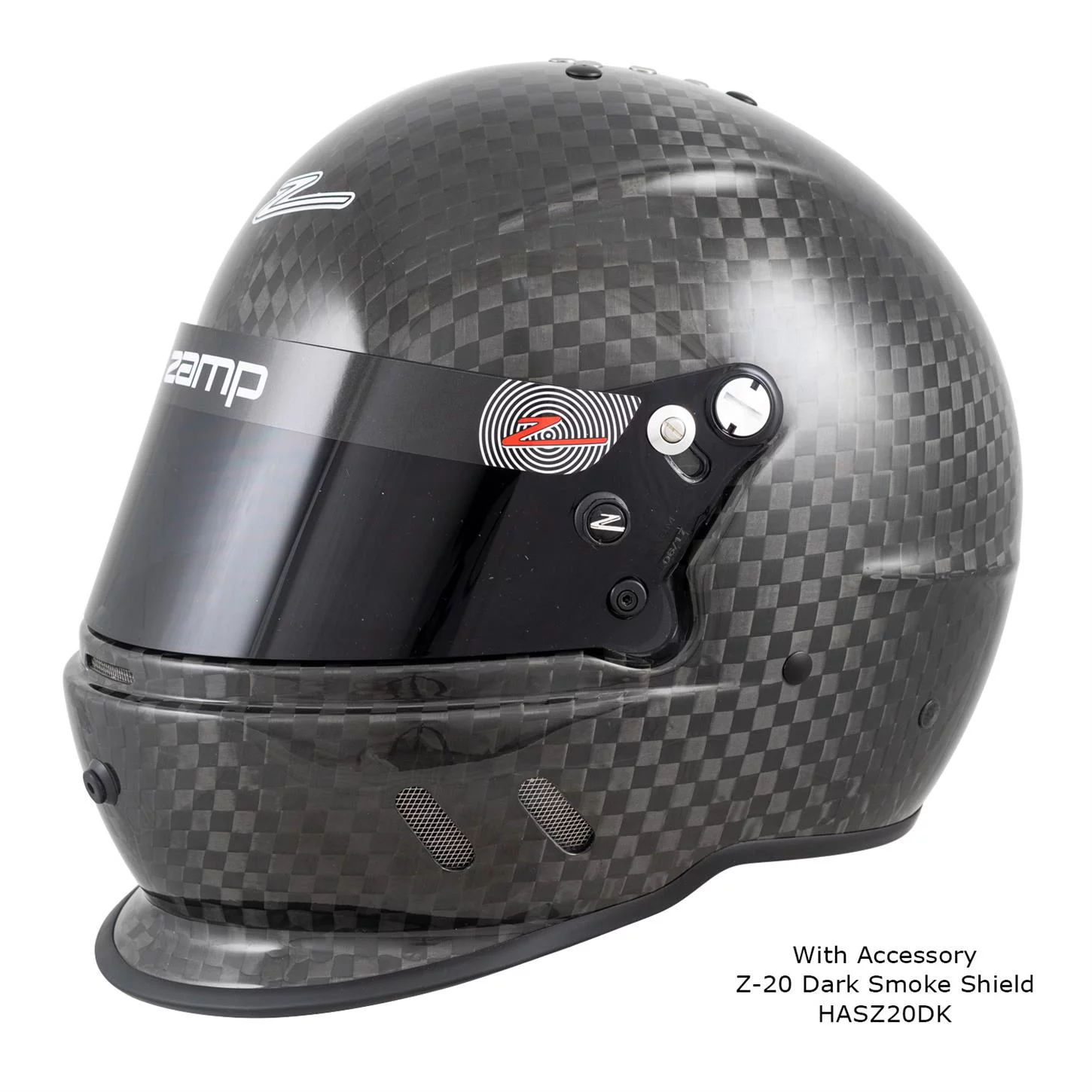 Zamp H775CA3M RZ-65D Helmet - Full Face - Snell SA2020  Carbon Fiber - Medium