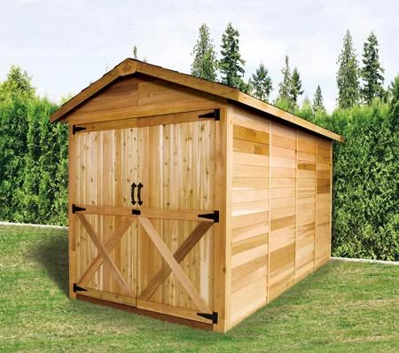 Cedarshed Rancher Storage Shed in 10 Sizes