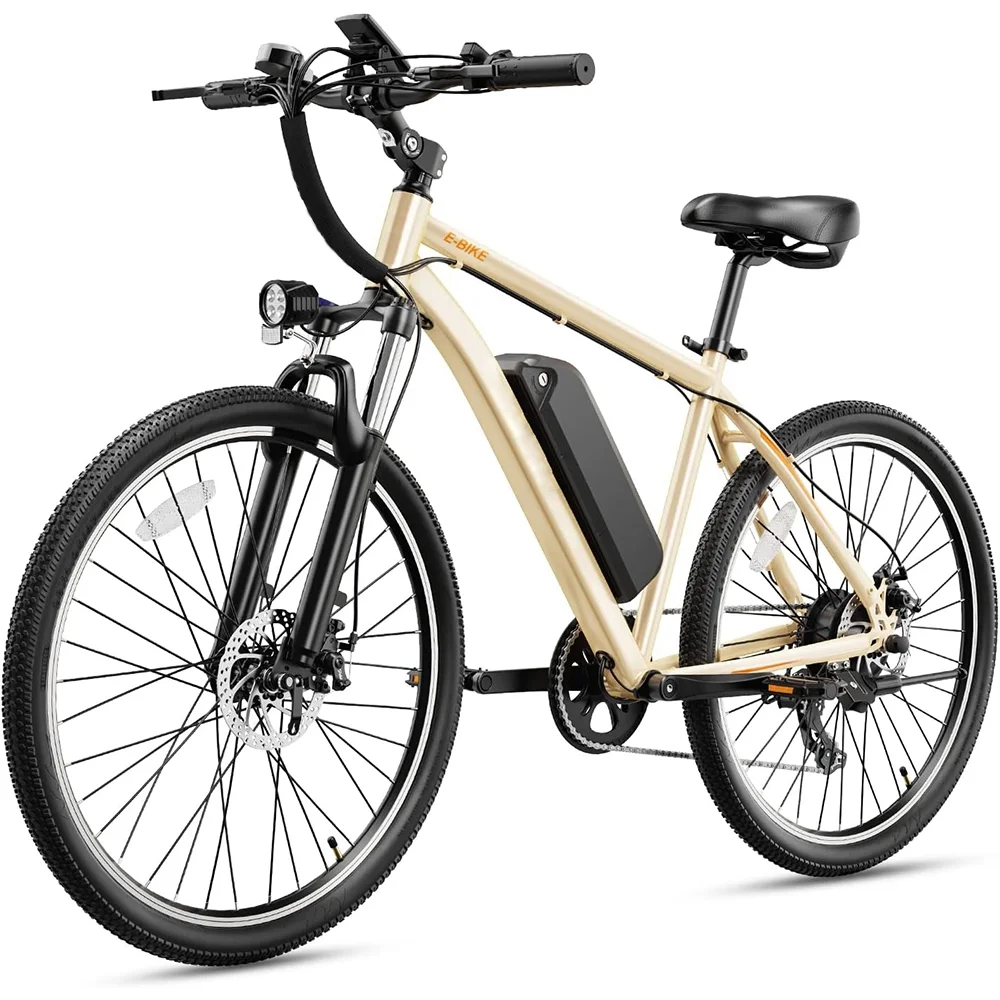 Yoloway EB5 Electric Bike for Adults 350W Motor Ebike with 360Wh Removable Battery, 26