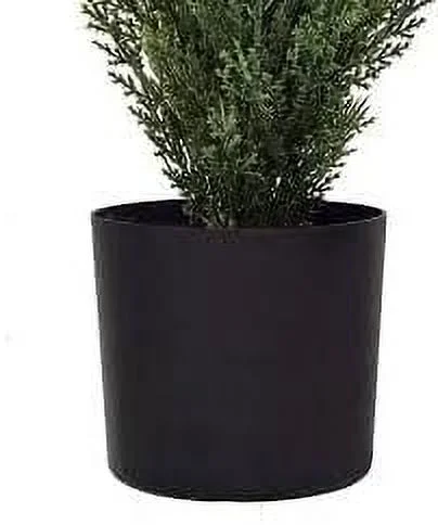 8 Foot Artificial Cedar Topiary Tree Plant In A