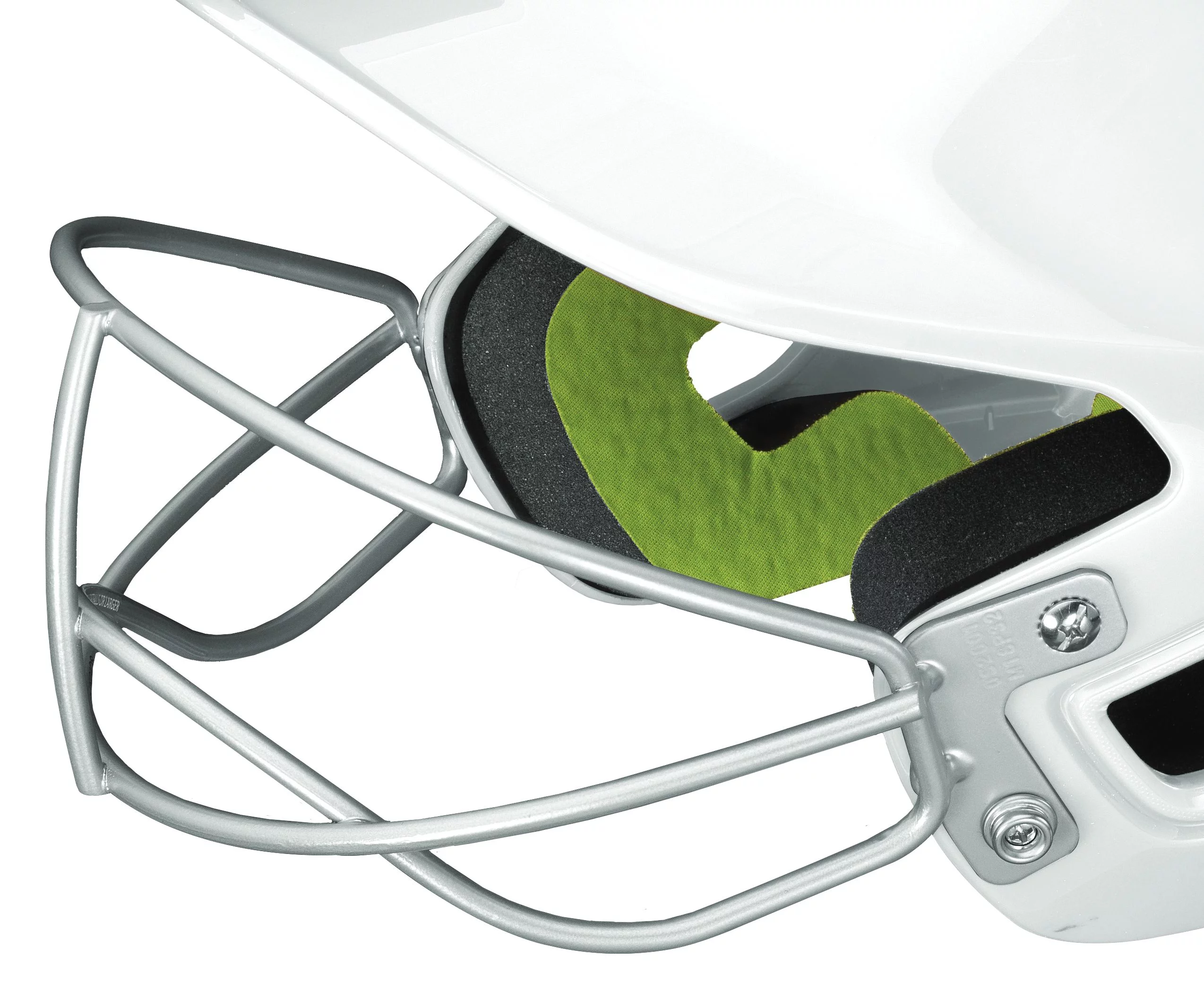 Easton CYCLONE Fastpitch Softball Batting Helmet w/ Mask, Medium/Large, White